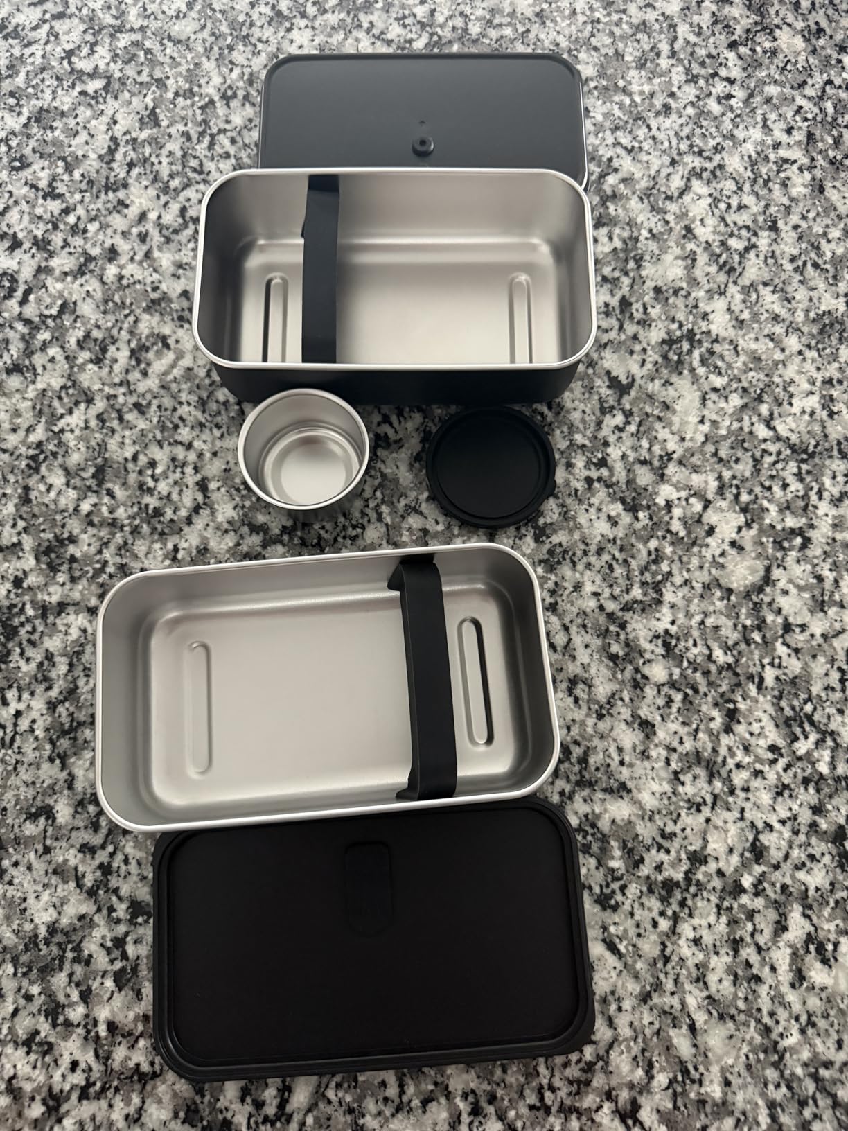 Leak Proof Stainless Steel Bento Box, Stainless Steel Lunch Box For Adults, Metal Bento Box, Japanese Lunch Container, Large With Compartment, Korean Bentobox, Non Toxic, Microwave Safe customer photo 2