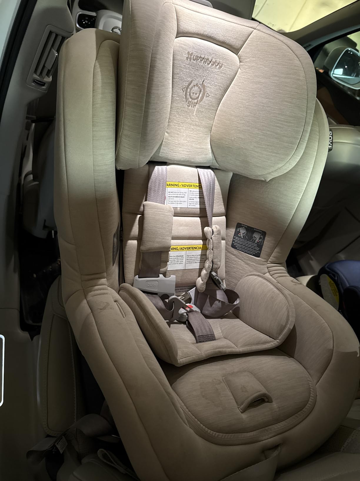 UPPAbaby Rove Convertible Car Seat - 2-in-1 Rear + Forward Facing - Quick + Secure 3-Step Install - Intuitive Safety Technology + Comfort Features - Cup Holder Included - Kavneer (Almond Melange) customer photo 2