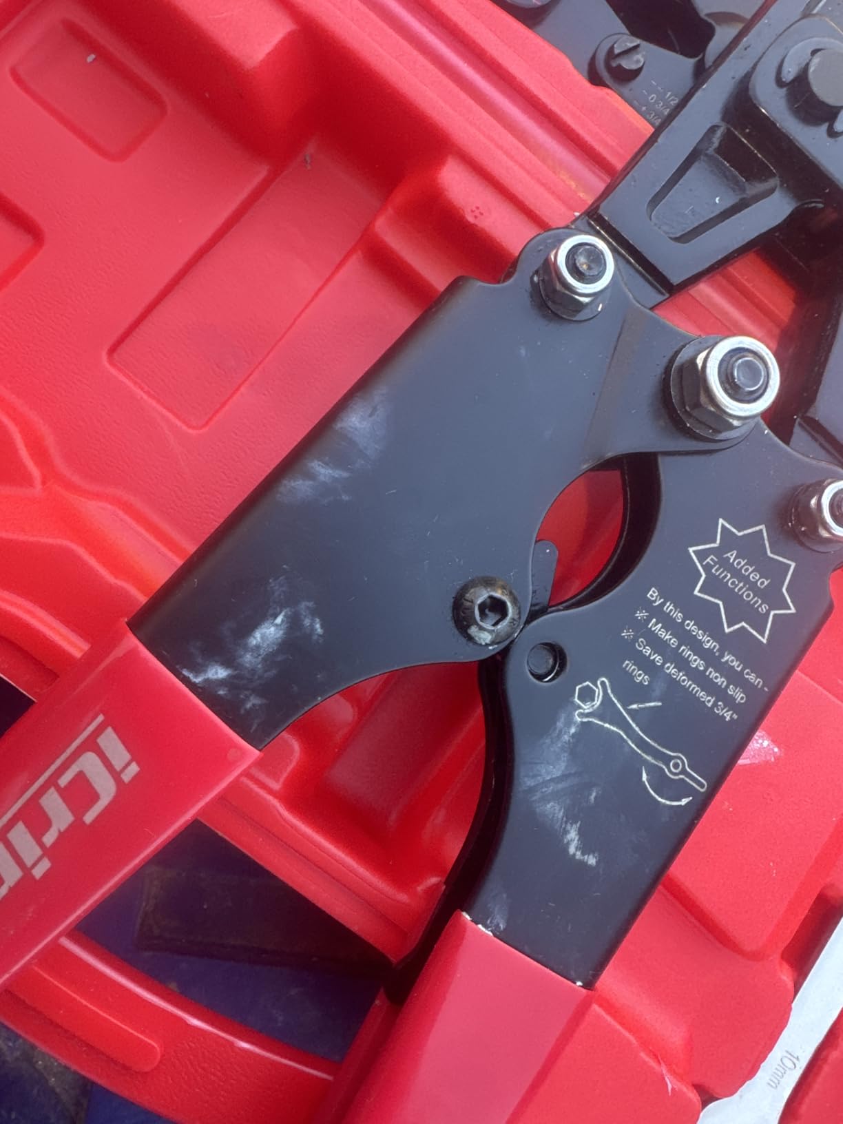iCrimp Combo Pex Pipe Crimping Tool Kit for 1/2 and 3/4-inch Copper Ring, meets ASTM 1807, Copper Ring Crimper, Removal Tool and Pex Tubing Cutter customer photo 1