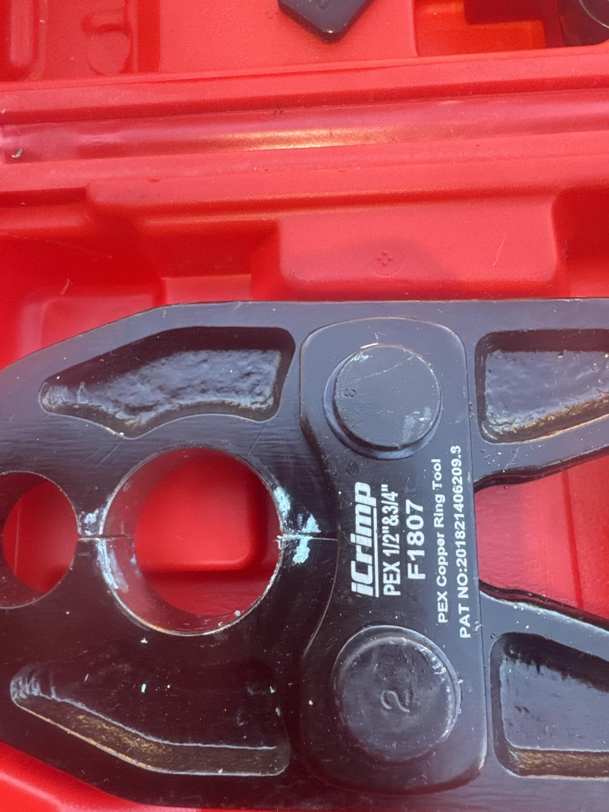 iCrimp Combo Pex Pipe Crimping Tool Kit for 1/2 and 3/4-inch Copper Ring, meets ASTM 1807, Copper Ring Crimper, Removal Tool and Pex Tubing Cutter customer photo 2