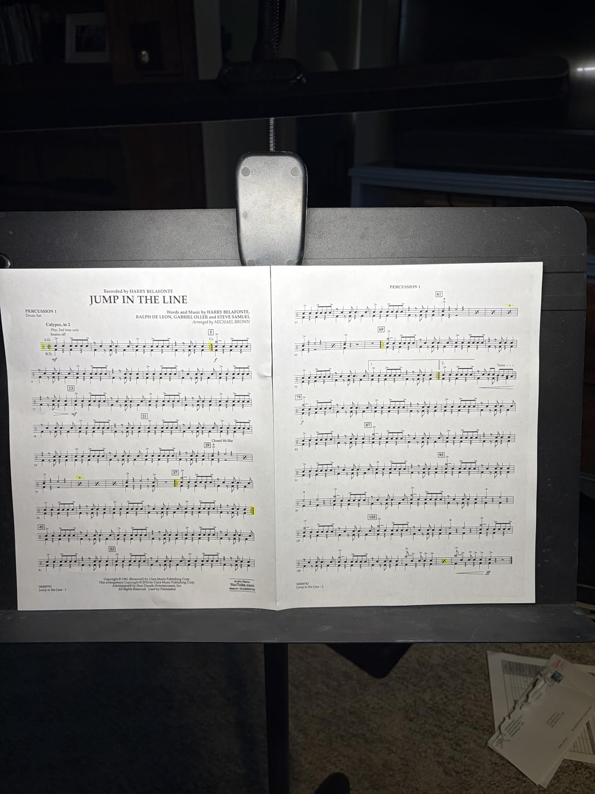 Vekkia Professional 88 LED Rechargeable Music Stand Light - Foldable Clip-on Lamp, Eye-Protective, 5 Brightness & 3 Color Temp Adjustments, for Piano, Reading customer photo 2