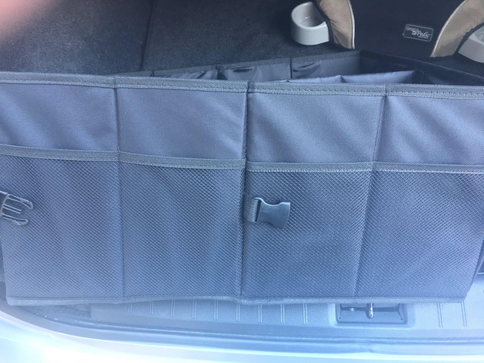 FORTEM Trunk Organizer For SUV Car Trunk Organizer, Foldable Storage, Car Accessories for Women Men, Collapsible Bag, Perfect Christmas Gifts, 600D Oxford, Non Slip Bottom, Straps, Soft Cover (45L) customer photo 2