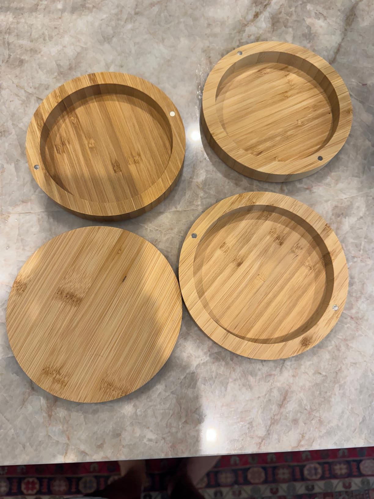 1 Pack 3-Tier Bamboo Margarita Salt Rimmer Set,Salt&Sugar Rimmer for Cocktails Drinks,Cocktail Glass Rimmer Tools with Magnetic Swivel Lid for Bartenders,Home Bar,Parties customer photo 1