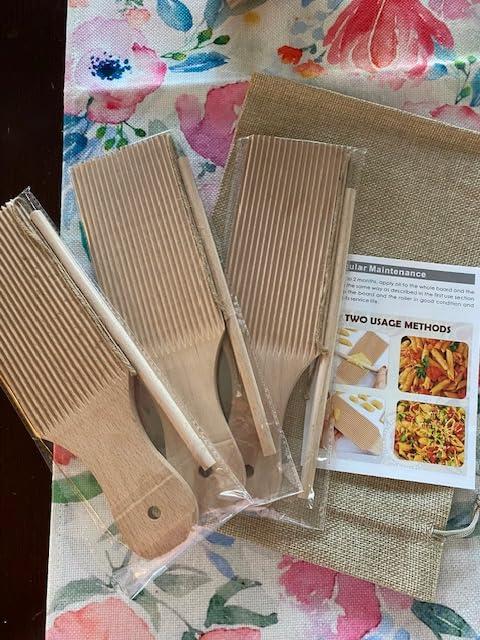 Gnocchi Board Wood Set with 3 Rollers & Storage Bag - Perfect Gift for Kitchen Lovers customer photo 2
