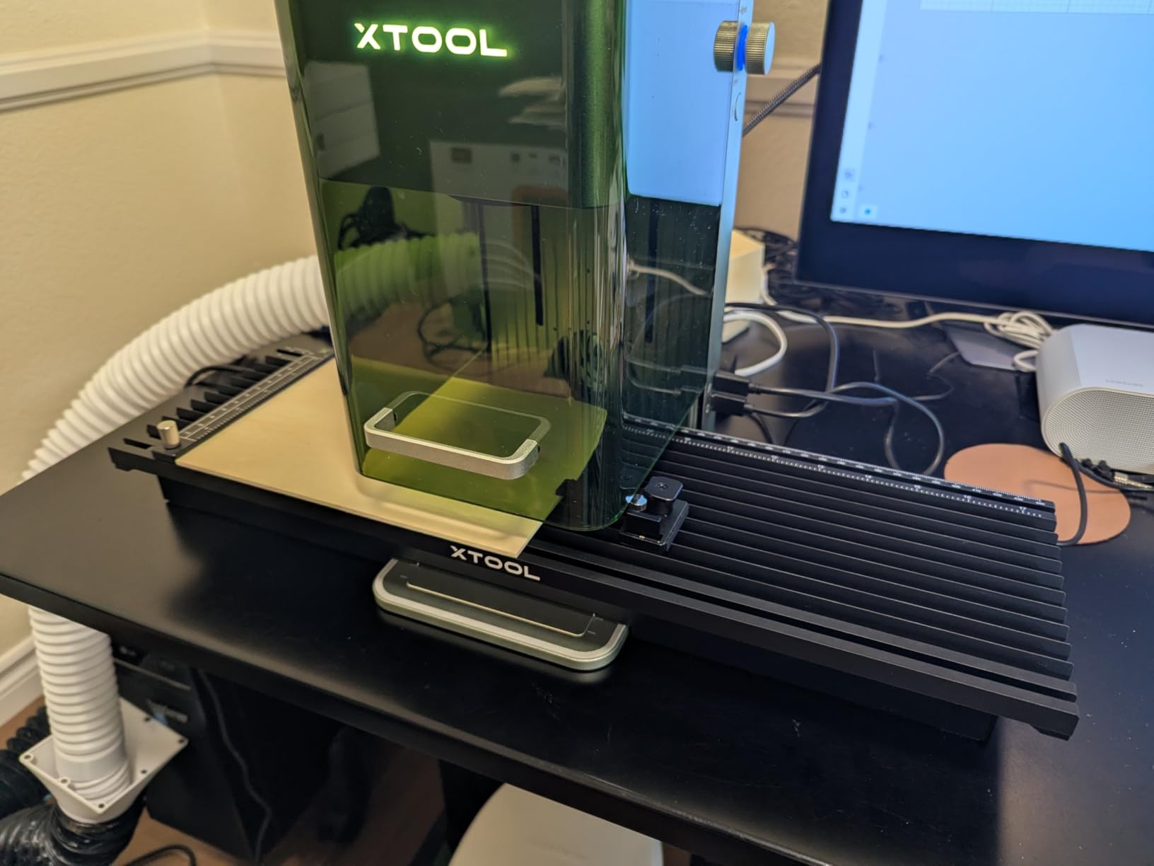 xTool F1 Lite Laser Engraver, 4000mm/s Lightning Speed Portable Laser Engraving Machine, Ultra HD Engraver for Wood, Leather, Acrylic, Glass customer photo 1