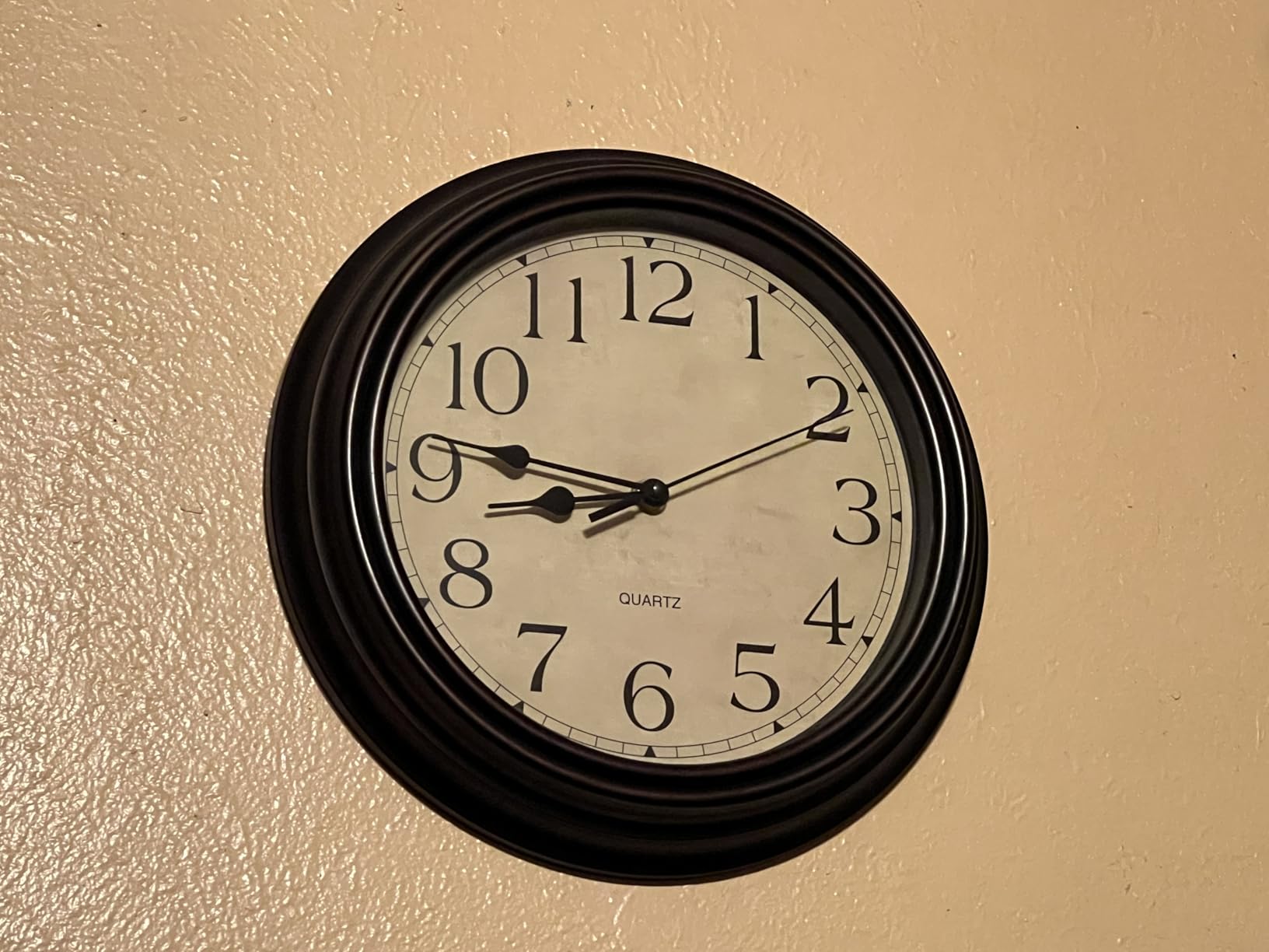 Foxtop Indoor Outdoor Waterproof Wall Clock with Thermometer and Hygrometer Combo, 14 Inch Retro Silent Non-Ticking Battery Operated Quartz Round Outdoor Clocks for Patio Home Office (Bronze) customer photo 2