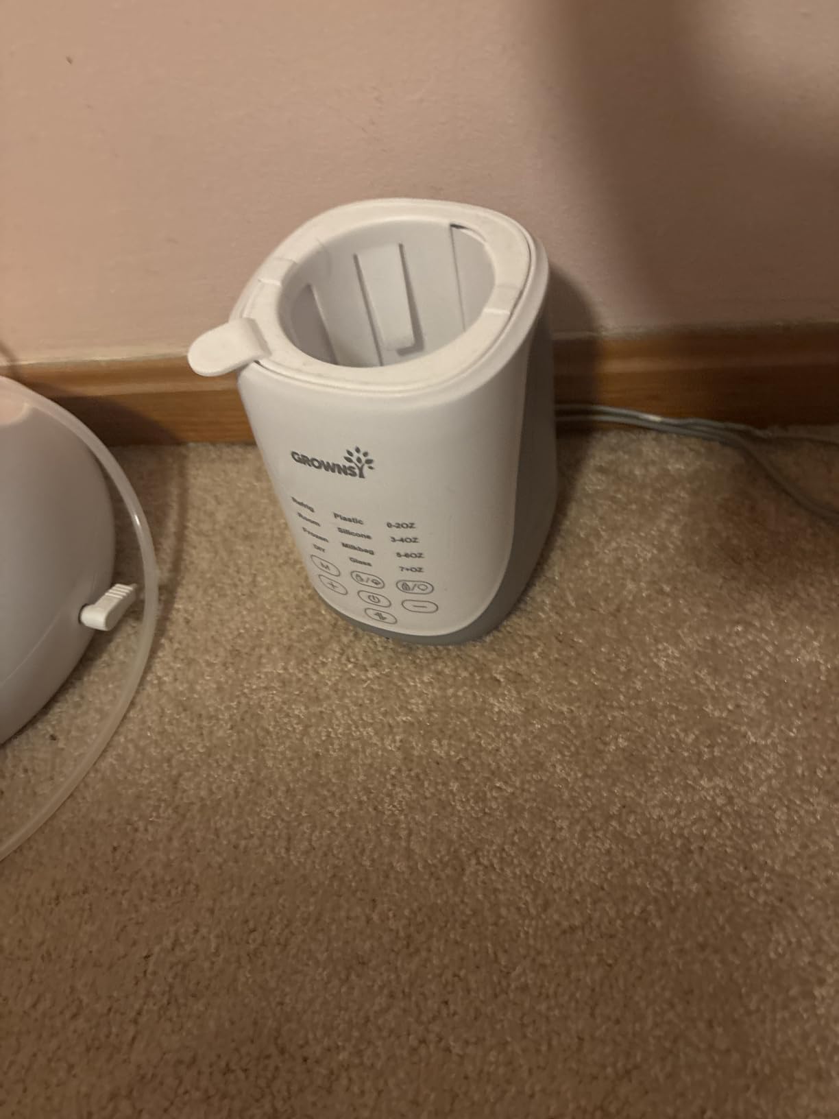 Grownsy Nutri Bottle Warmer with Innovative Auto-Lift Feature, Retain Fullest Nutrients Compact Baby Bottle Warmer, Fast & Even Heat, Always Right Temperature, Night Light for Nighttime Breastfeeding customer photo 2