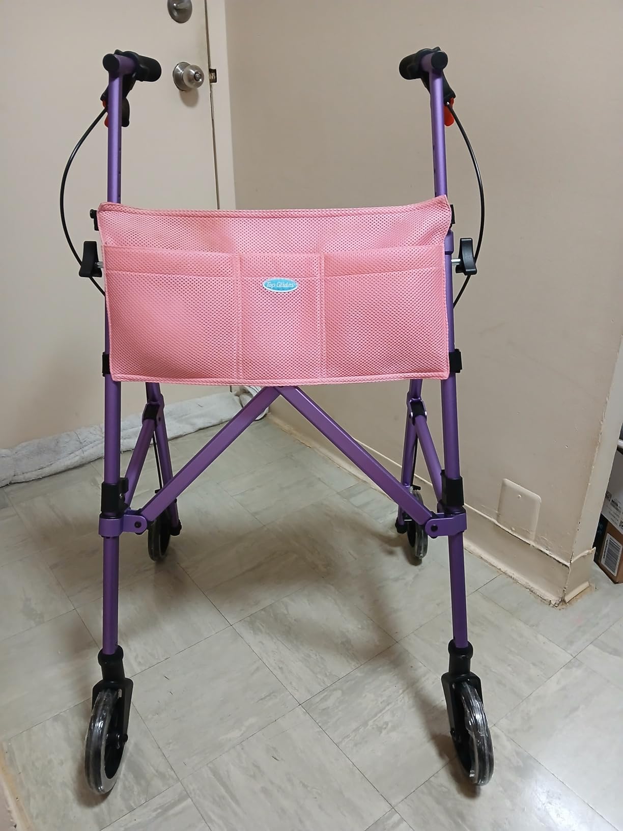 Vive Mobility Lightweight Walker for Seniors - Narrow, Folding Walker w/Wheels for Small & Tight Spaces - Light Weight for Balance, Compact Doorways, Foldable - Portable & Collapsible for Travel customer photo 2