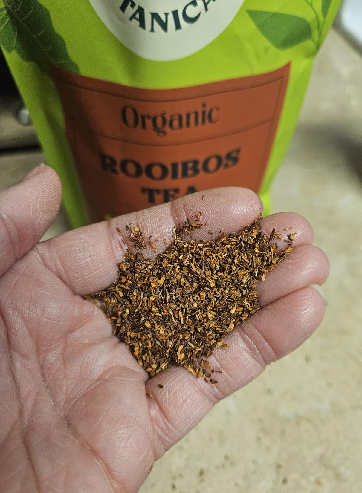 Worldwide Botanicals Organic Red Rooibos Tea - 8oz - 100% South African Aspalathus linearis - Loose Leaf, Cut and Sifted - Resealable Bag for Freshness customer photo 2