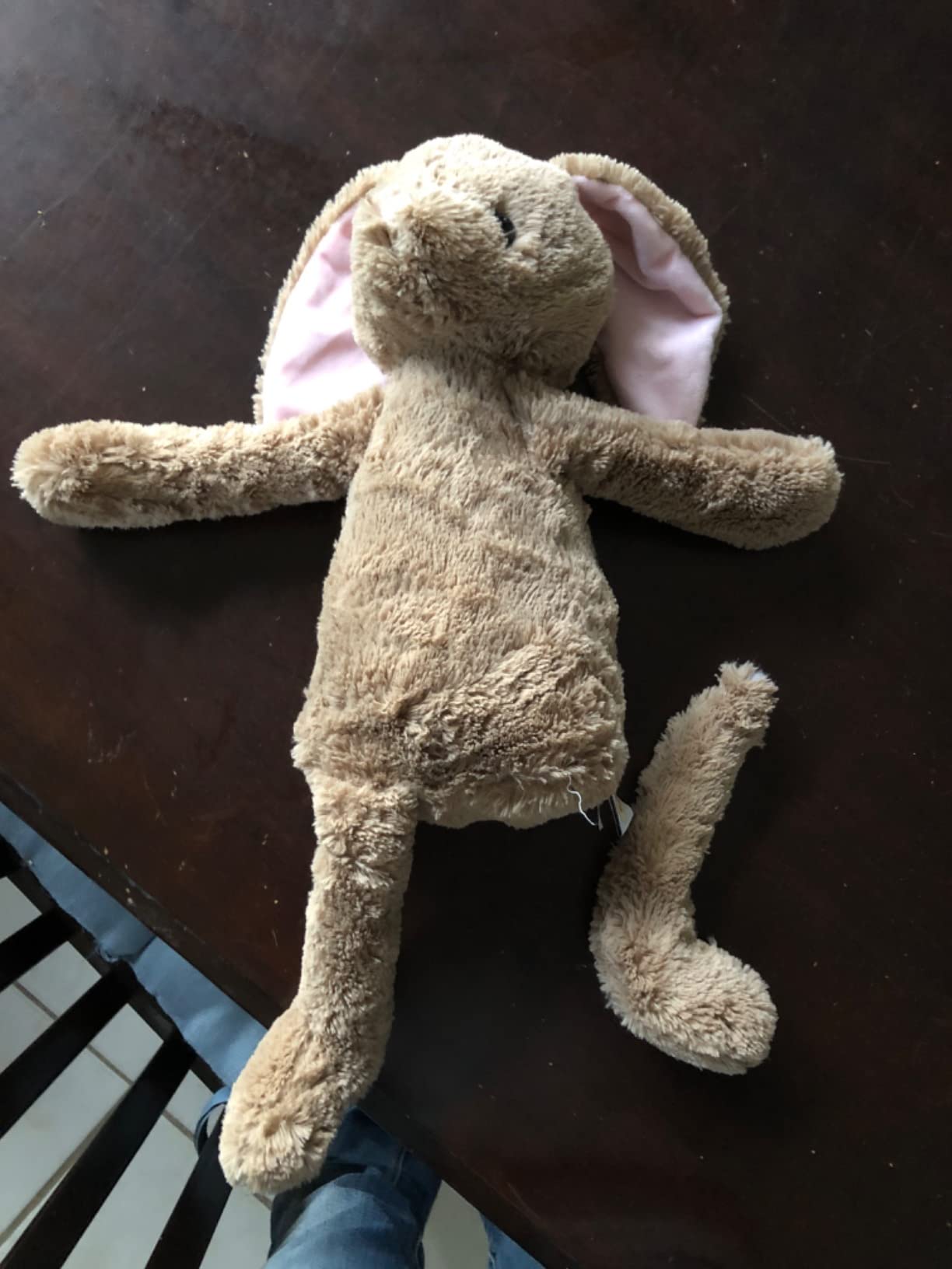 My Baby's Heartbeat Bear, 20 Second Re-Recordable Digital Voice Recorder Plush Keepsake for Baby's Heartbeat Memory, Pregnancy Keepsake (Not a Medical Device), Vintage Bunny Gray customer photo 1