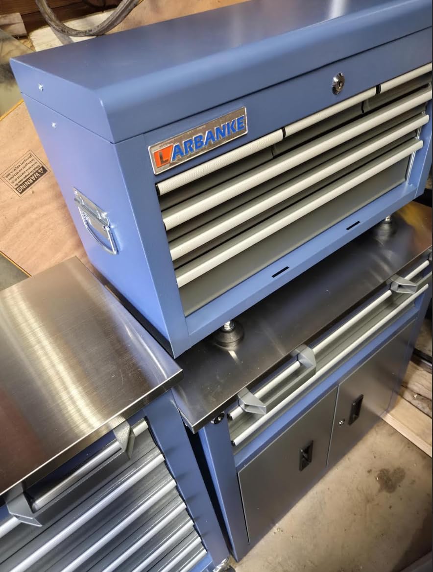 LARBANKE 3-Piece Tool Chest Combination with Stainless Countertop customer photo 2