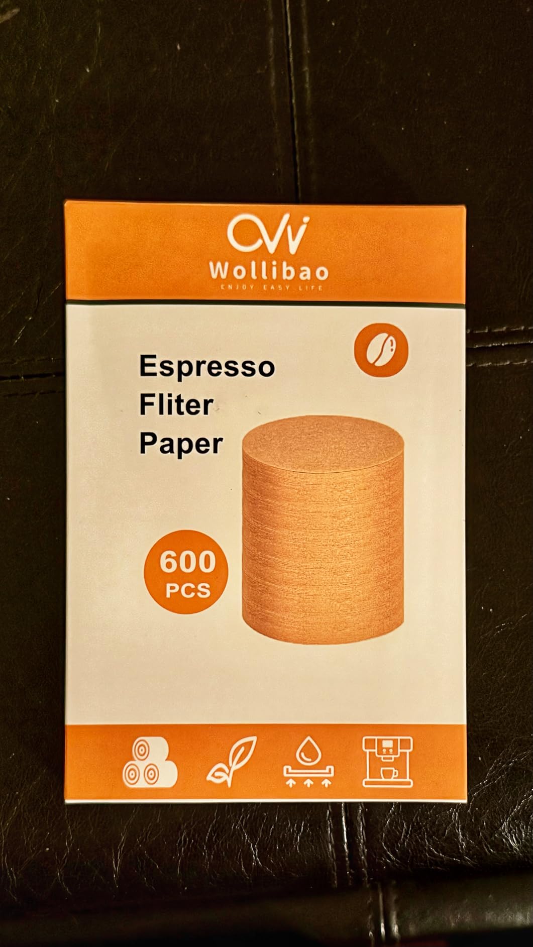 600pcs Espresso Filter Paper for Ninja Luxe Cafe Accessories Breville Espresso Machine Accessories, Portafilter Filter Disposable Puck Screen for Breville Coffee Maker, 54mm customer photo 1