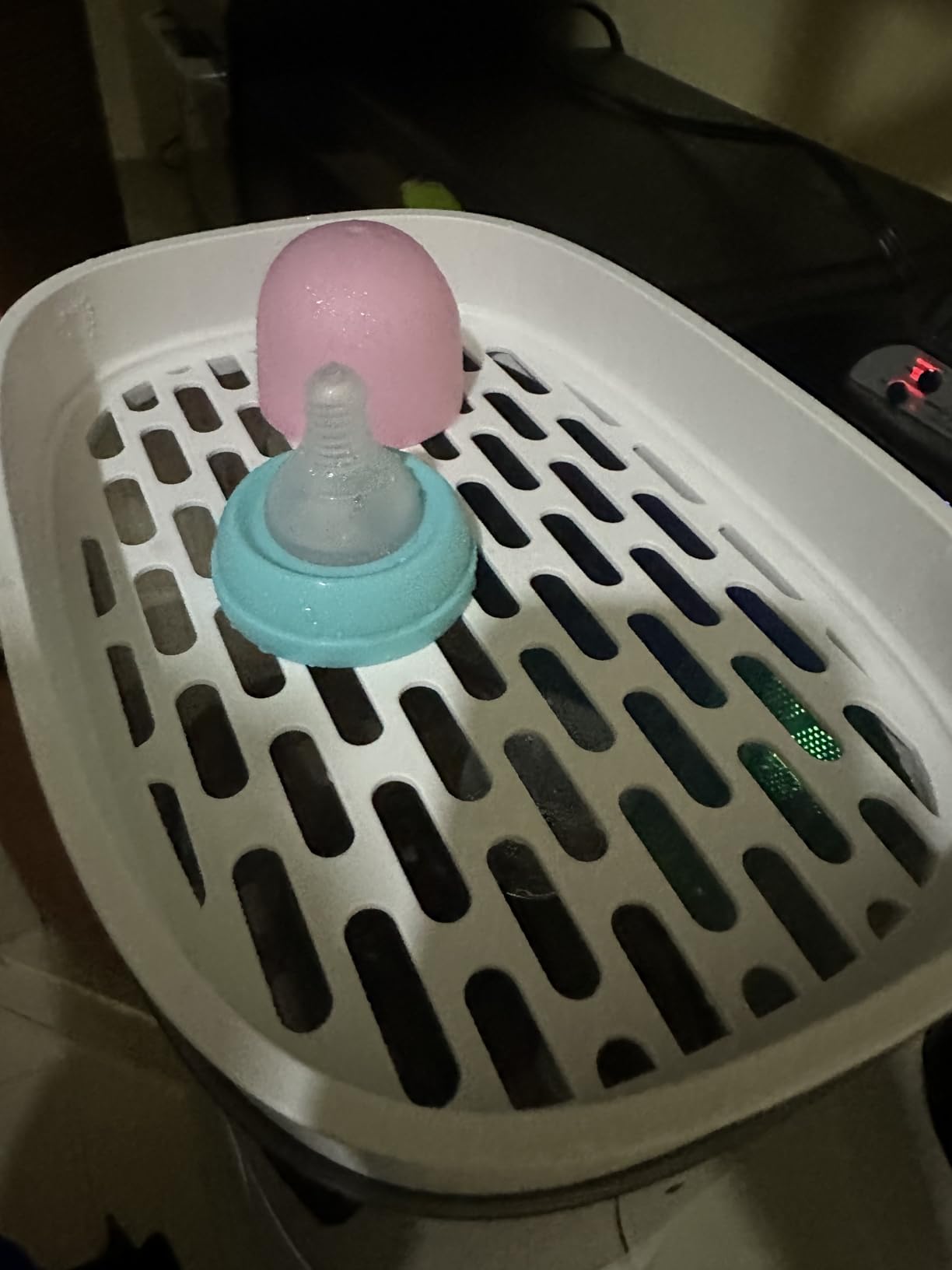 Bear Bottle Sterilizer and Dryer, 2 Layers Large Electric Steam Baby Bottle Sterilizer, Fast Bottle Sanitizer and Dryer for All Bottles & Accessories, Time-Saving Design customer photo 1