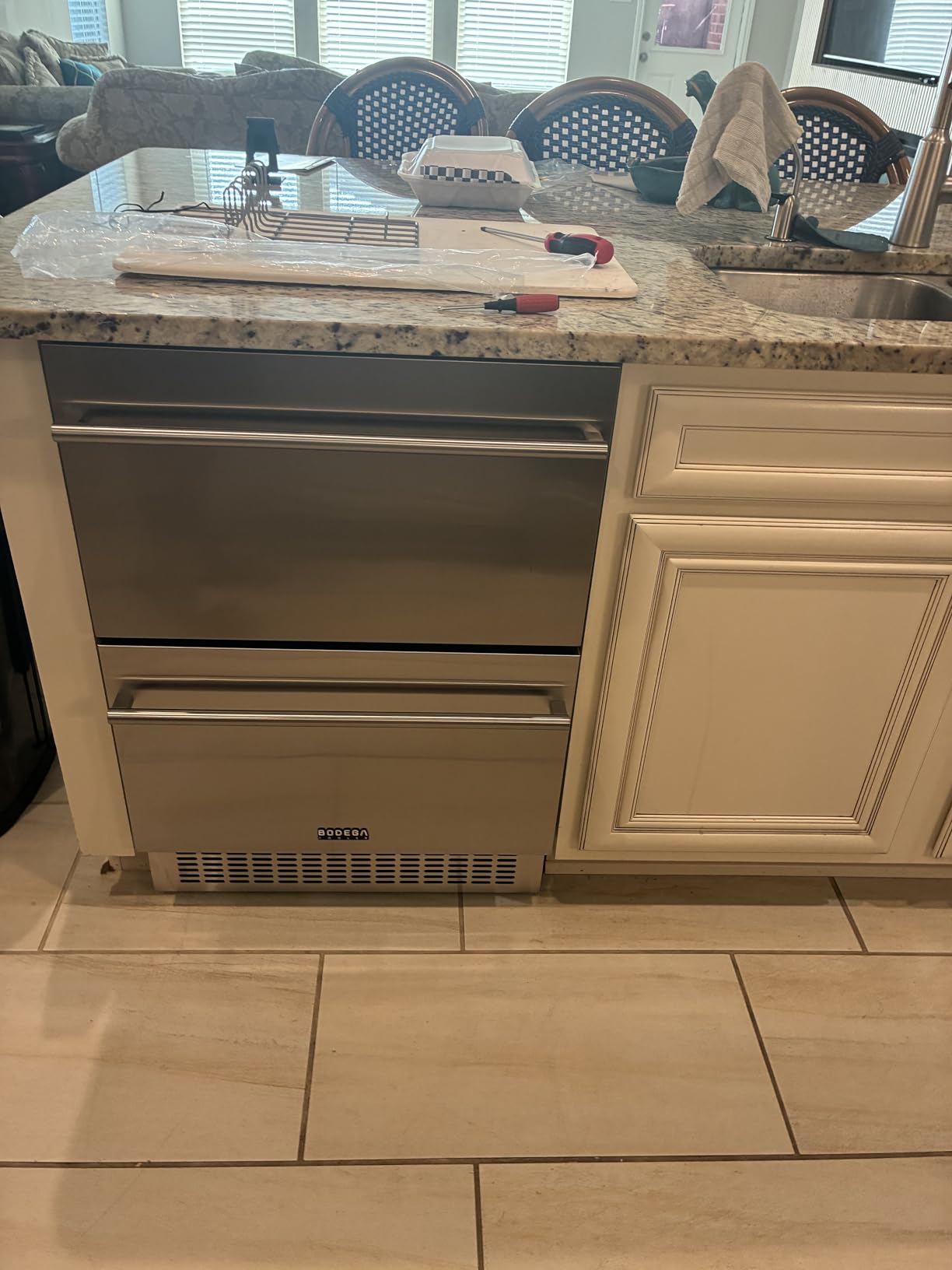 BODEGA 24 Inch Stainless-Steel Outdoor Kitchen Cabinet for Beverage Refrigerator, Freestanding & Under Counter customer photo 2