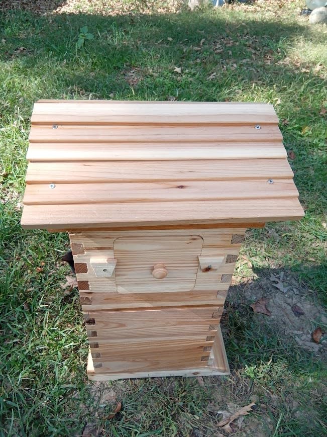 Bee Hive, Self-Flowing Honey Beehive Wooden Box, Auto Bee Hives Boxes Starter kit with Observation Chamber customer photo 2