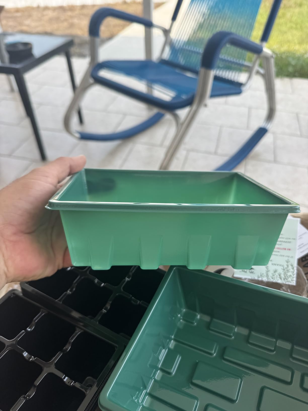 Mr. Pen- Seed Starter Tray Kits, 10 Pack, Total 400 Cells, Durable Plant Germination Trays with Humidity Vented Domes and Bases customer photo 2