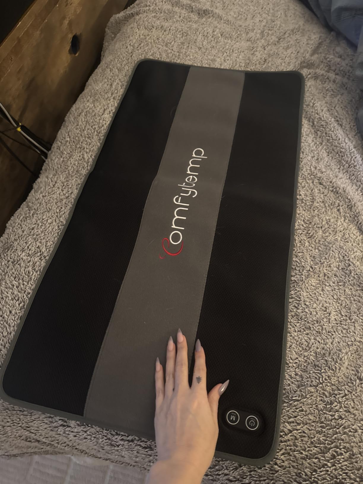 Comfytemp 33'' x 17'' Red Light Therapy Mat for Body, 480 LEDs Flexible Near Infrared Light Therapy Pad, 660nm & 850nm Light Blanket customer photo 2