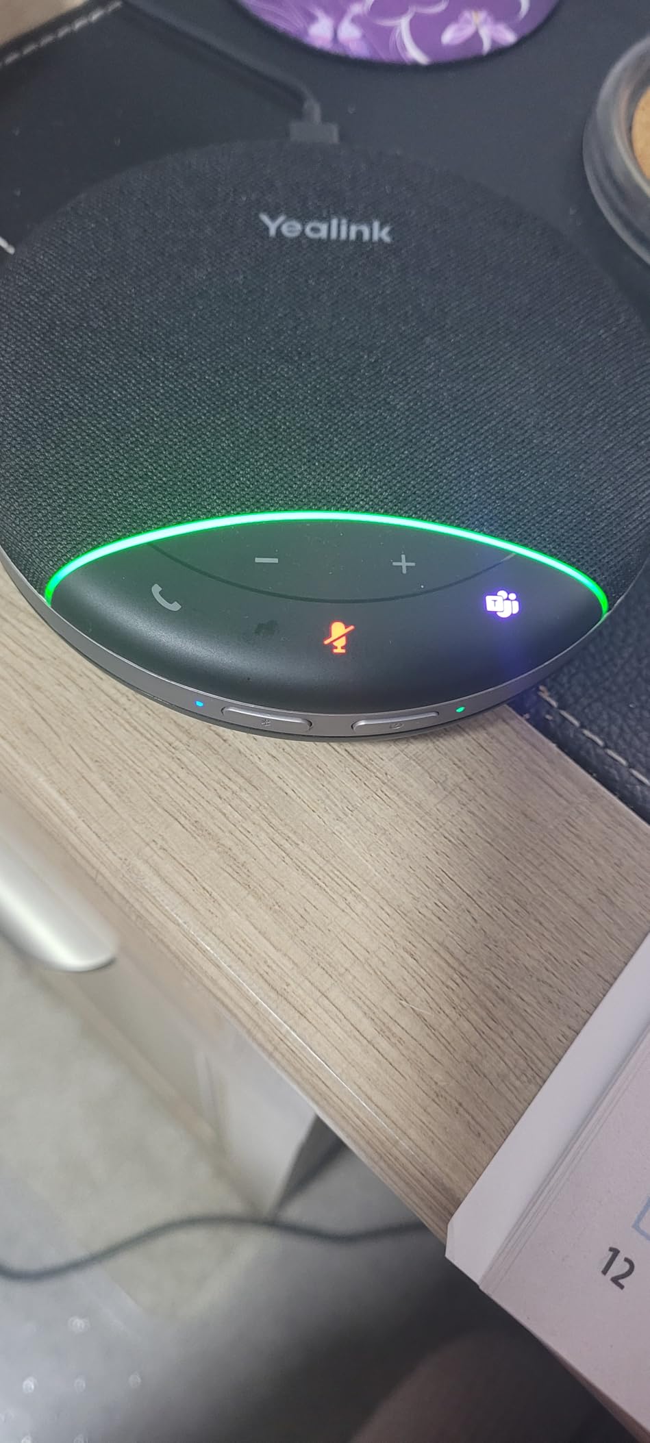 Yealink Sp92 Conference Speaker and Microphone Teams Certified Mic with AI Noise Cancelling 20H Call Time USB Speakerphone for Small Meeting Room, Bluetooth Speaker for Computer/Laptop customer photo 1