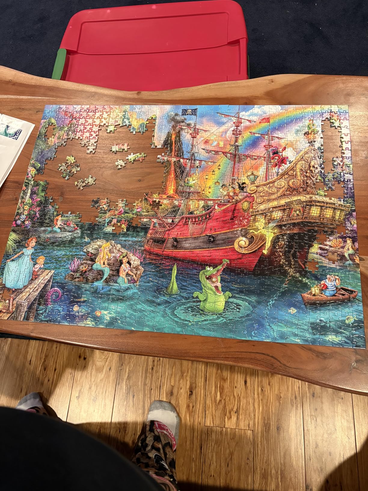 Disney Peter Pan Mermaid Lagoon 1000 Piece Jigsaw Puzzle for Adults - Buffalo Games Sapphire Select Premium Puzzles customer photo 1