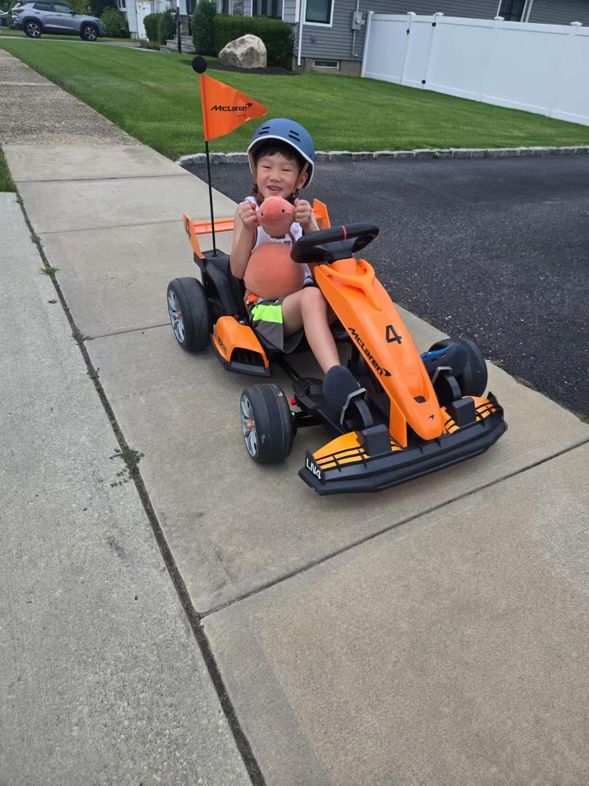 First Ride On Licensed McLaren Electric Go Kart for Kids, 24V Electric Drift Kart customer photo 2