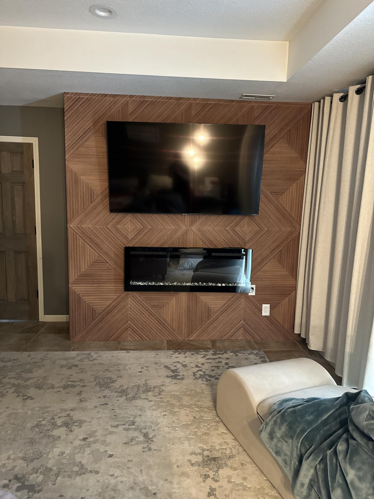 Acoustical Wall Panels, 6-Piece Art Acoustic Panels, Decorative Acoustic Panels, Sound Absorbing Wall Art, Arcadian Vortex customer photo 1