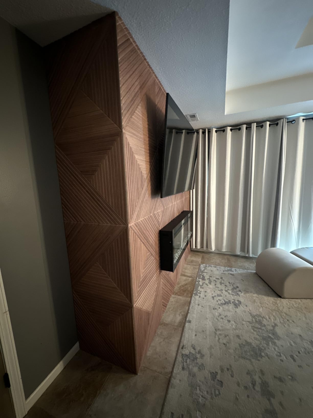 Acoustical Wall Panels, 6-Piece Art Acoustic Panels, Decorative Acoustic Panels, Sound Absorbing Wall Art, Arcadian Vortex customer photo 2