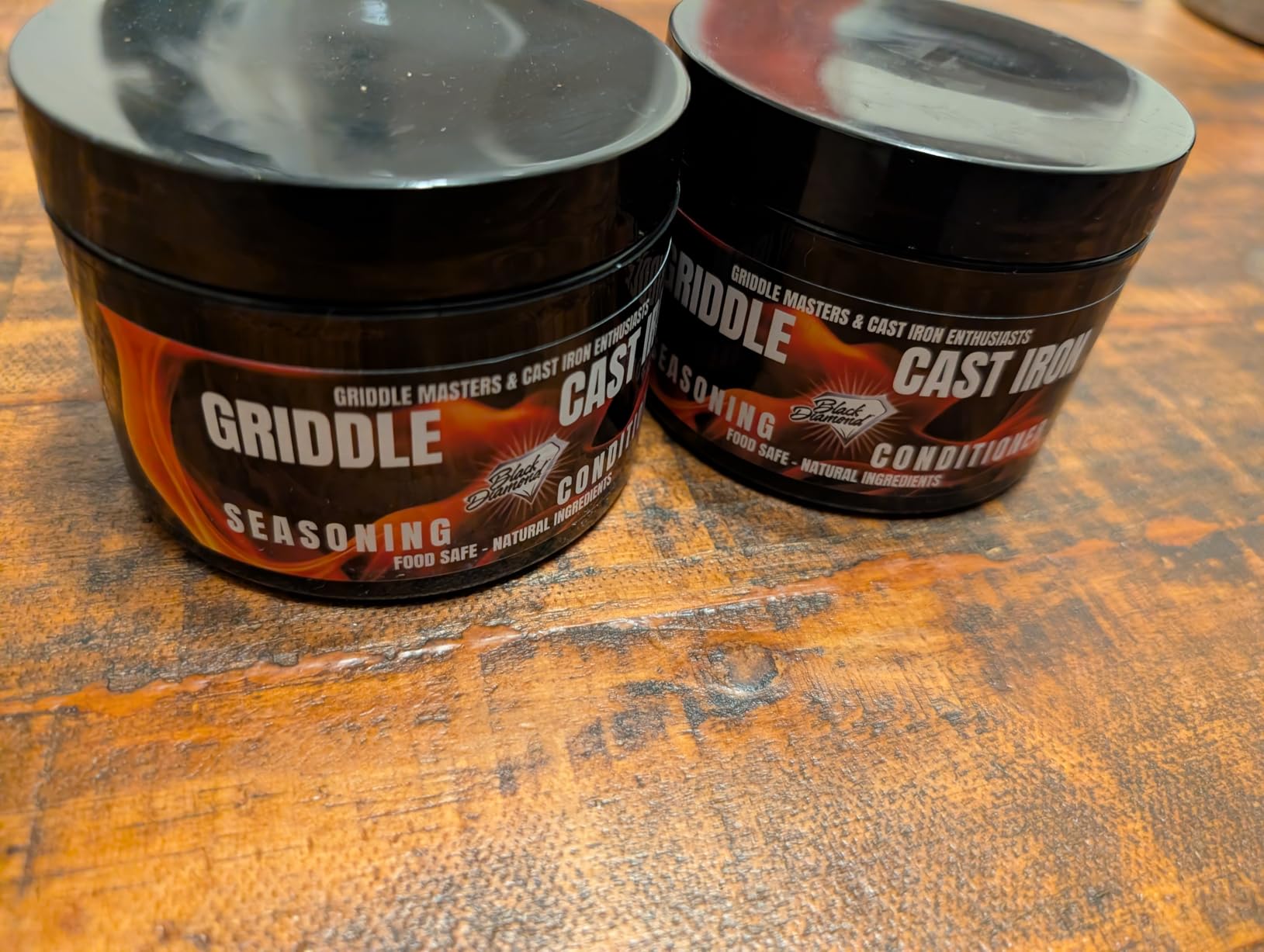 Black Diamond Stoneworks Griddle Seasoning & Cast Iron Conditioner (8 oz) - Premium Oil & Wax Blend for Skillets, Griddles, Dutch Ovens & Flat Top Grills customer photo 2
