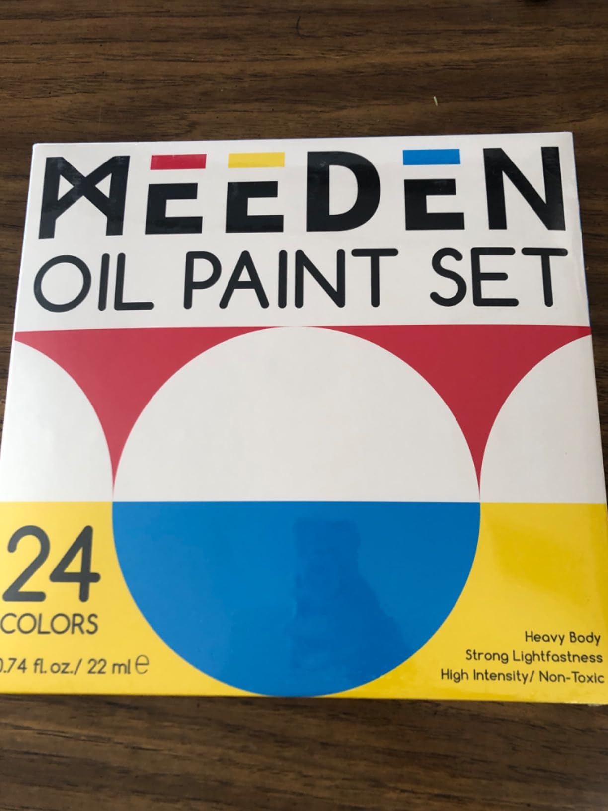 MEEDEN Oil Paint Set - 12 x 22ml (0.74 oz) Color Oil Paints for Adults Students Beginners - Rich Pigment Art Paints for Canvas Painting customer photo 2
