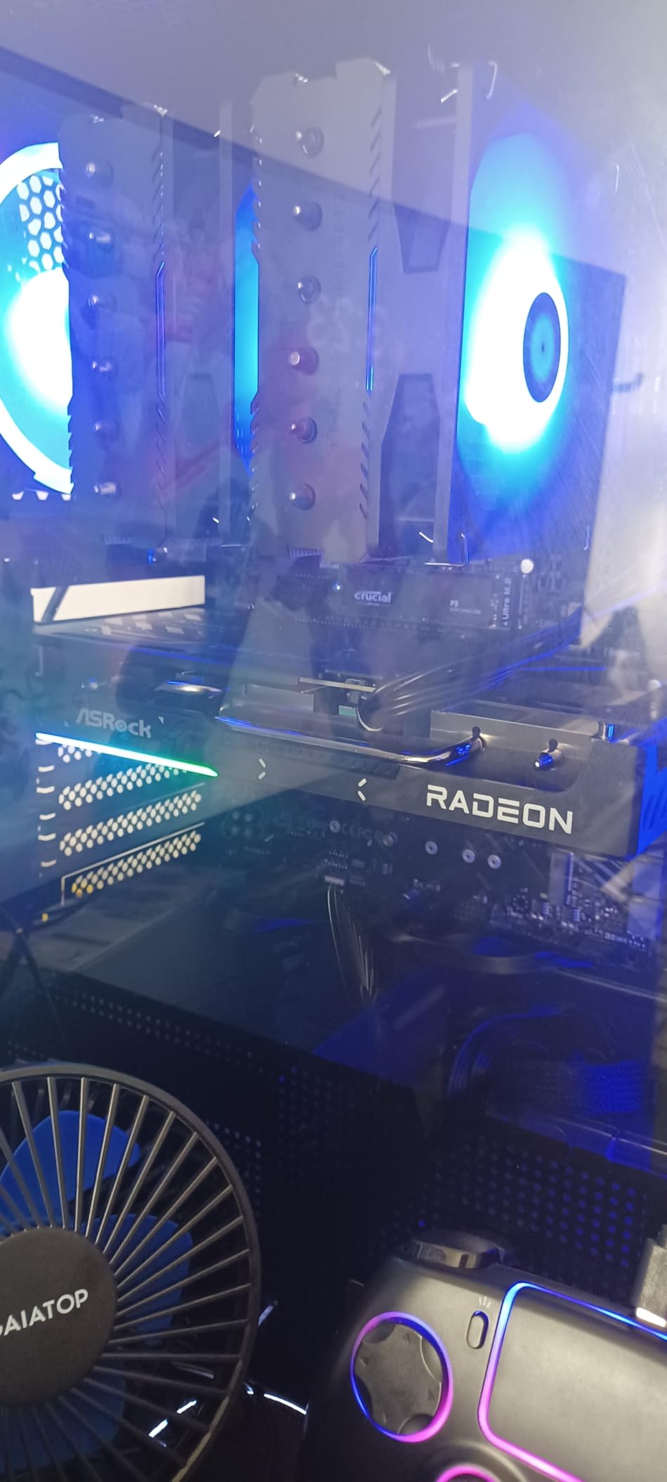 ASRock Radeon RX 9060 XT Challenger 16GB GDDR6 OC Graphics Card | 3300 MHz Boost | Dual Fan | 0dB Cooling | Metal Backplate | PCIe 5.0 | DisplayPort 2.1a, HDMI 2.1b customer photo 2
