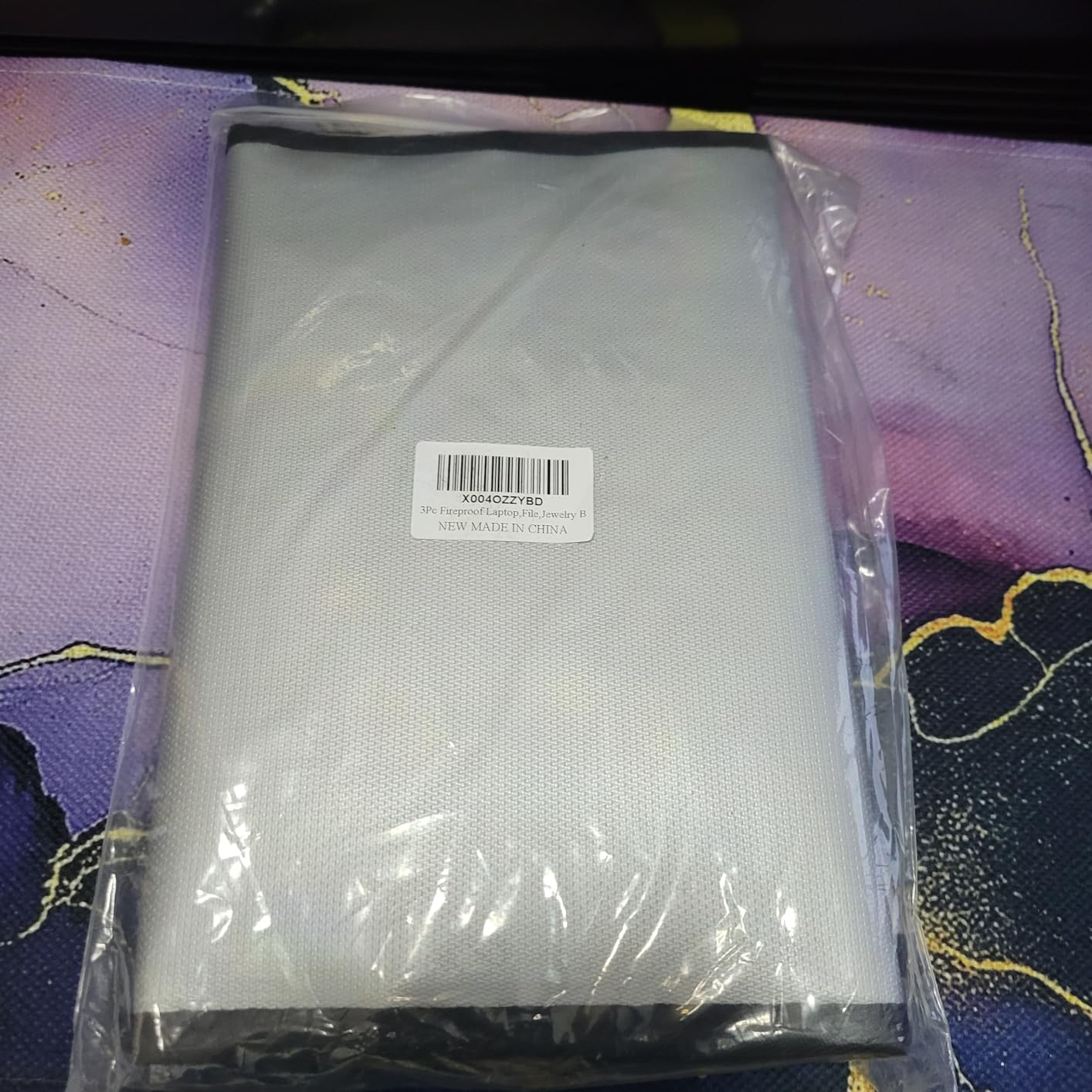 3 Pcs Fireproof Waterproof Money Important Document Bag(2000℉), Fire Proof Bag for Documents, Fire Proof Money Bag for Cash, for A4 A5 Documents Holder, Cash, Passport, Tablet, Laptop, File, Jewelry customer photo 2