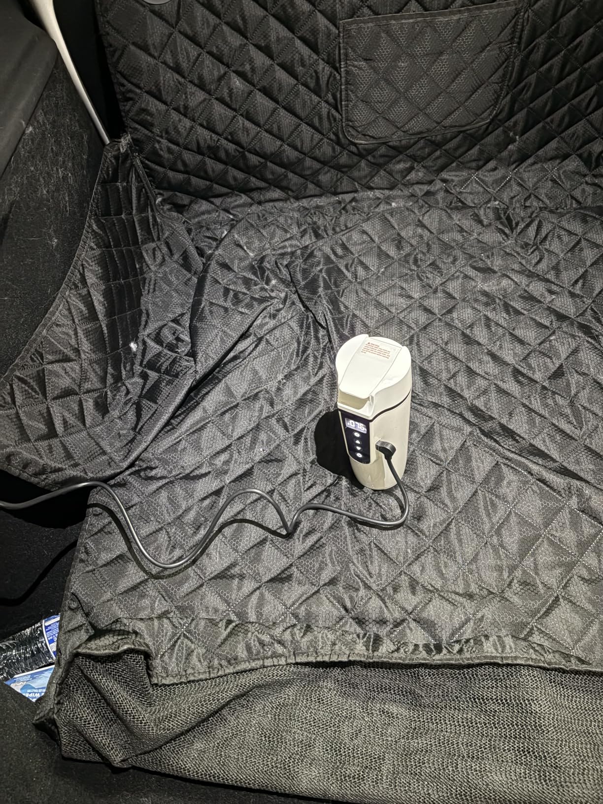 Car Electric Kettle for Travel: FVPE 12V/24V Small Electric Water Kettle, Multi-Temp Control 400 mL Portable Car Water Boiler for Brewing Coffee Tea, LCD Display 304 Stainless Steel Truck Heating Cup customer photo 1