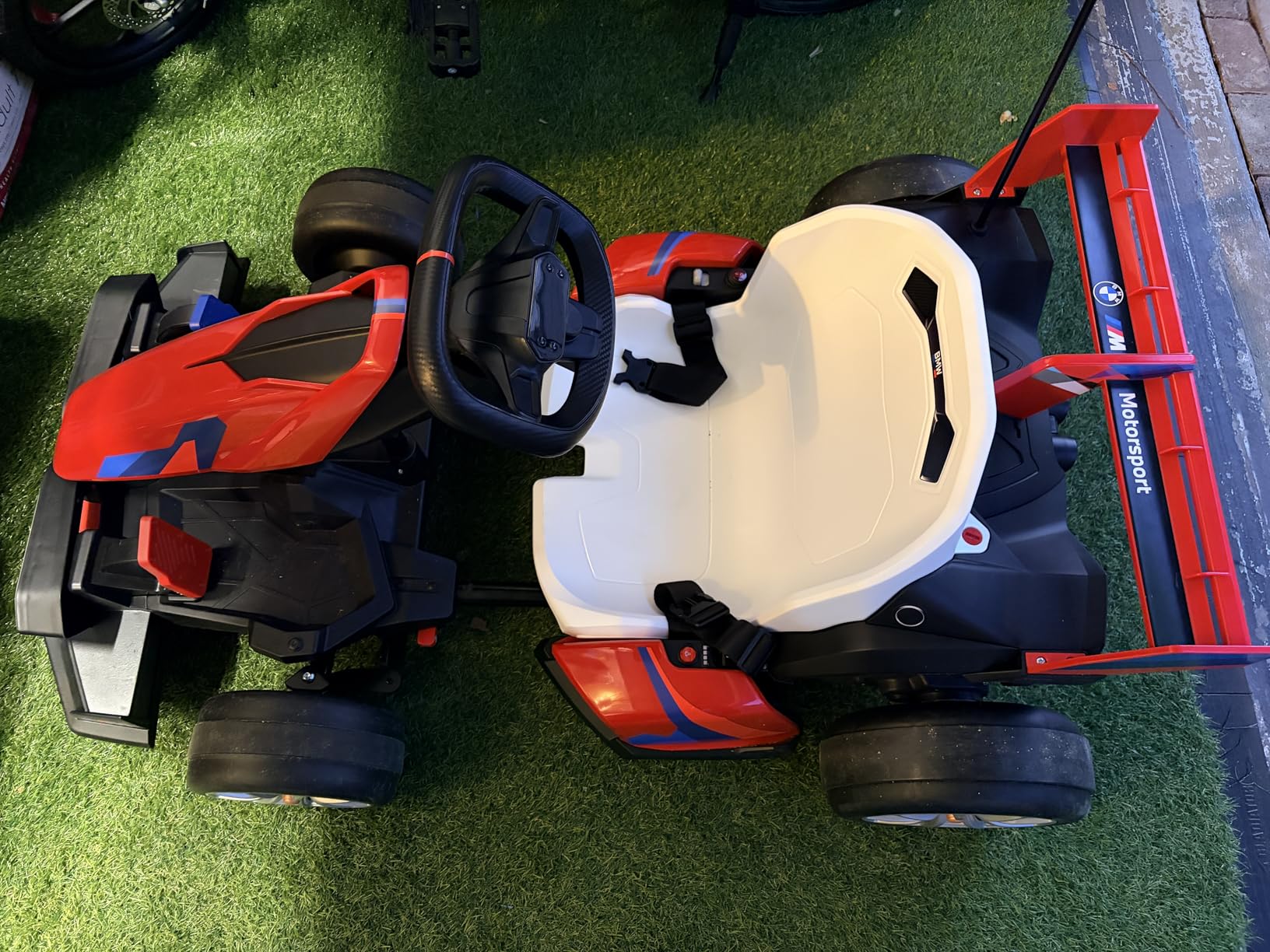Wanan 36V Electric Go Kart with Adjustable Seat, Licensed BMW Drift Kart customer photo 1