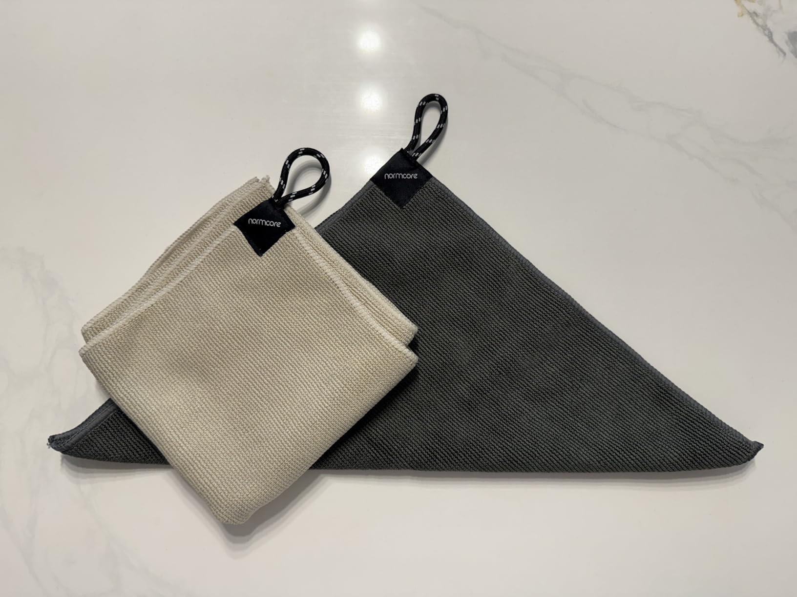 Normcore Barista Cleaning Towels 2 Packs, Microfiber Barista Cloth Set with 2 Color Assorted, Espresso Bar Accessories for Clean Steam Wand, Espresso Machine, Microfiber Cleaning Cloth customer photo 2