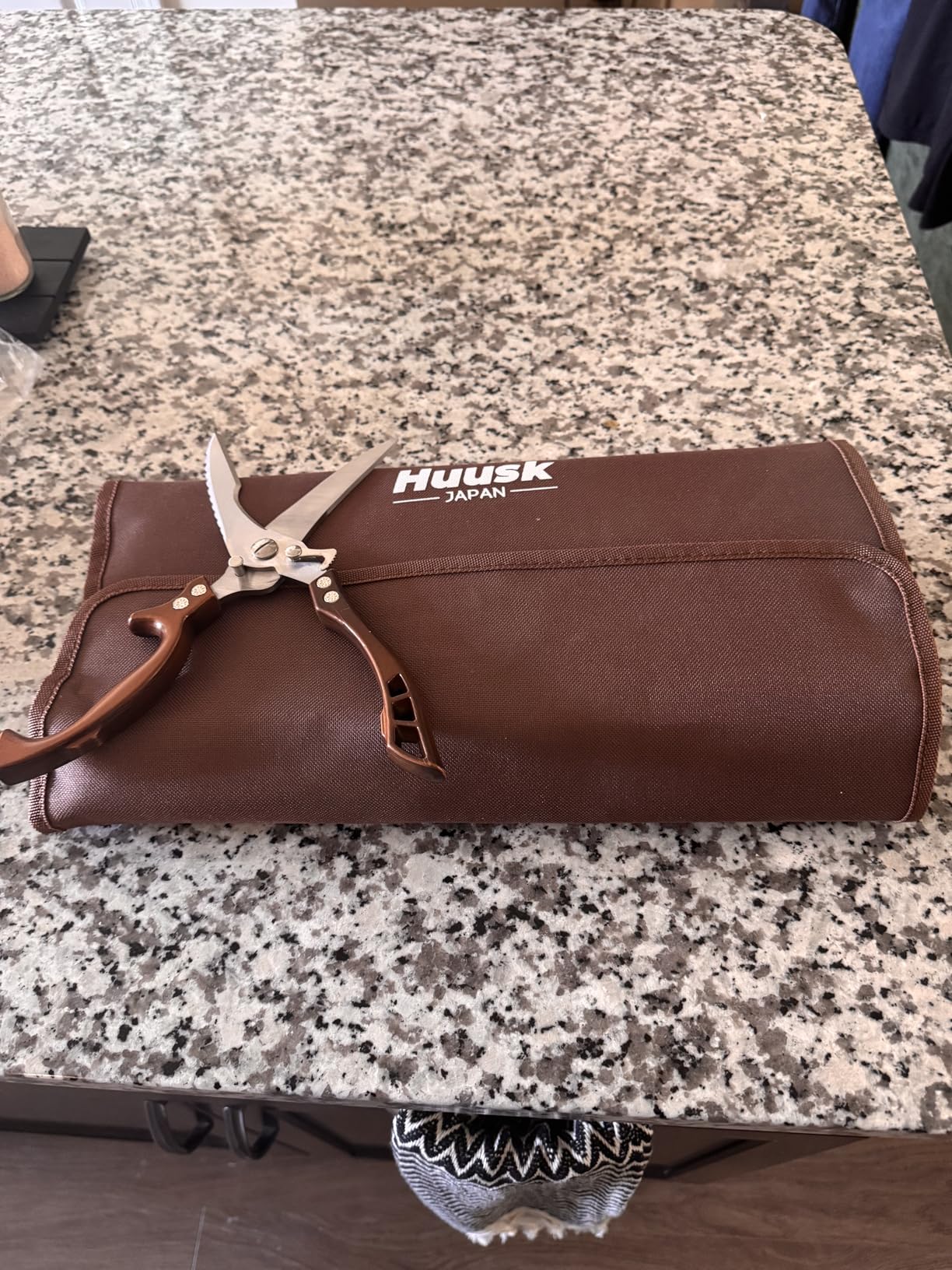 Huusk Butcher Knife Set, Hand Forged Butcher Chef Knife Set with Bag, Sharp Meat Cleaver & BBQ Carving Knives & Boning Breaking Knives for Kitchen & Camping customer photo 2