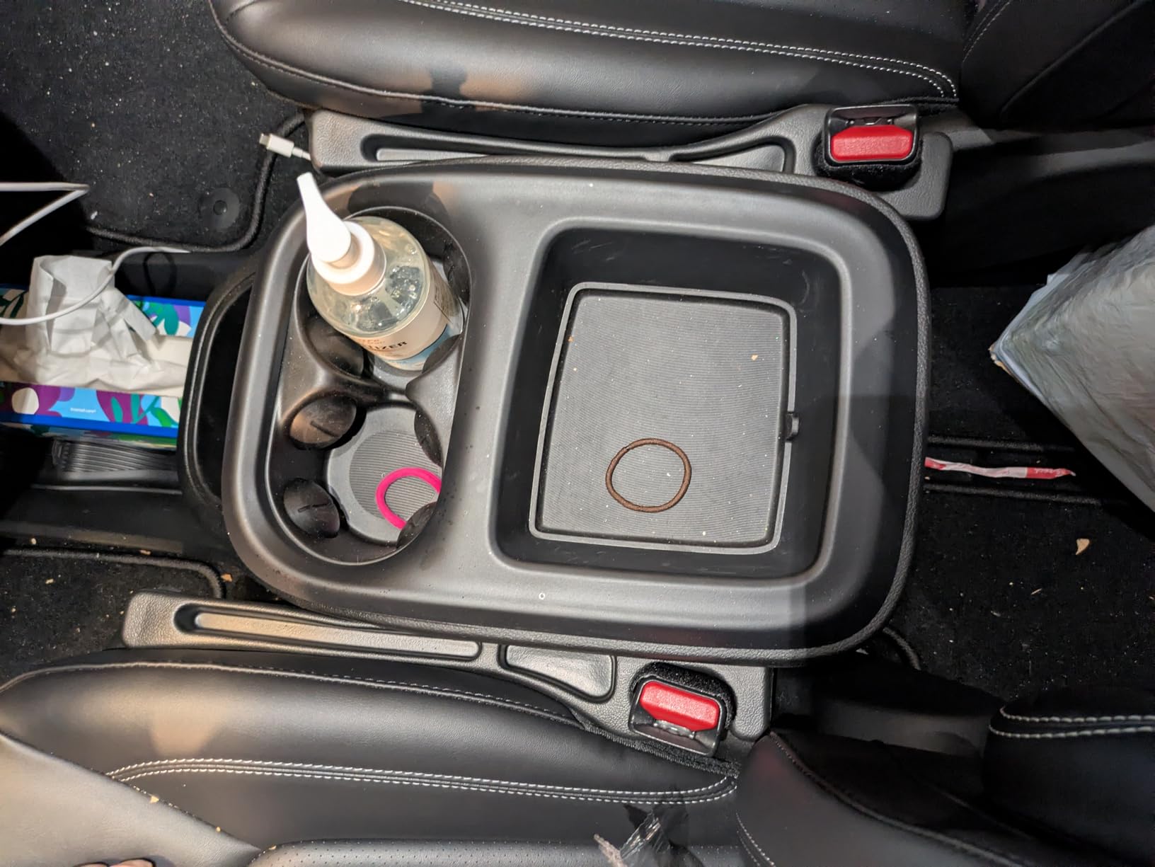 EnzeroTools Car Seat Gap Filler, 2-Pack No-Drop Seat Side Gap Seam Filler Organizer with Phone Holder, Universal Fit Fill The Gap Between Seat & Console, Perfect for Car, SUV, Truck customer photo 1