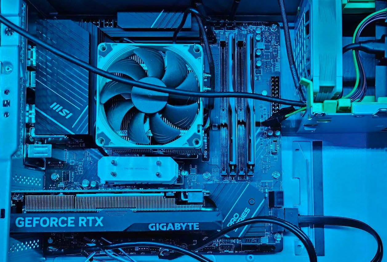 MSI PRO B650M-A WiFi V1 Motherboard, Micro-ATX - Supports AMD Ryzen 9000/8000 / 7000 Series Processors, AM5 - DDR5 Memory Boost 6000+MHz/OC, 2 x PCIe 4.0 x16, 2 x M.2 Gen4, 2.5G LAN customer photo 1
