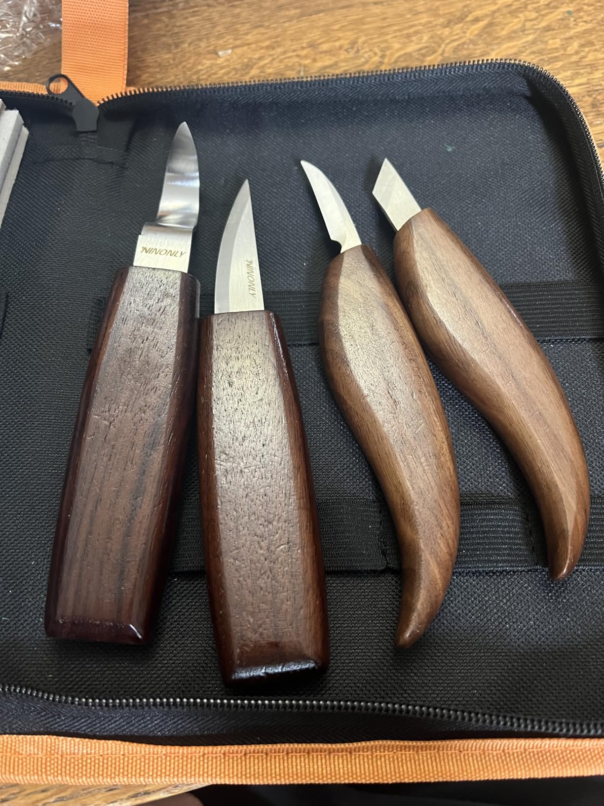 Ninonly 42pcs Wood Carving Tools Kit, Wood Whittling Knife Set for Beginners, Wood Carving Knife Set with 12 Basswood Blocks, Woodworking Kit DIY Hobbies for Adults Spoon Bowl Kuksa Cup customer photo 1