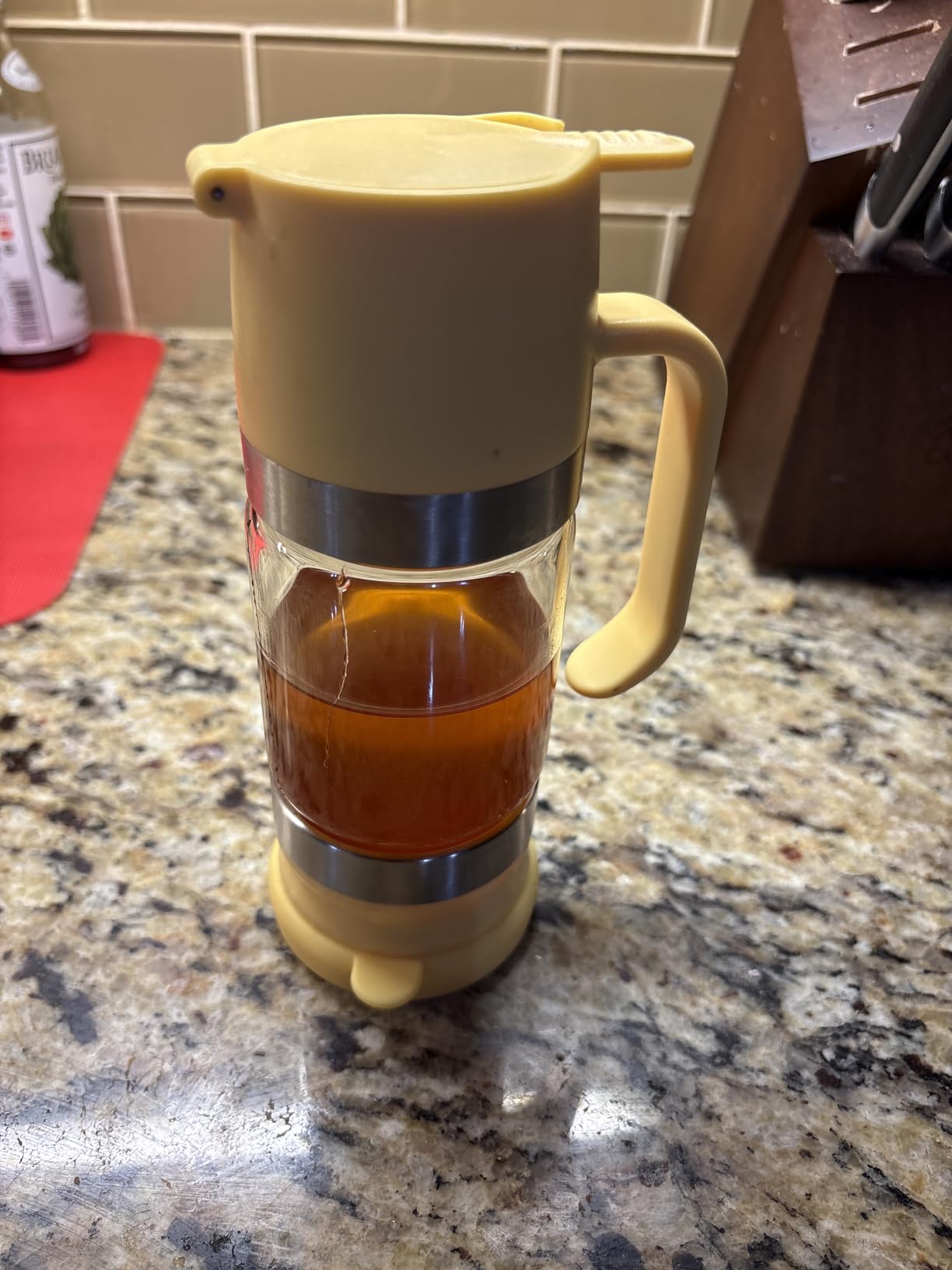 Aelga Glass Honey Dispenser No Drip - 9 OZ Honey Pot Honey Jar with Handle - Maple Syrup Dispenser customer photo 2