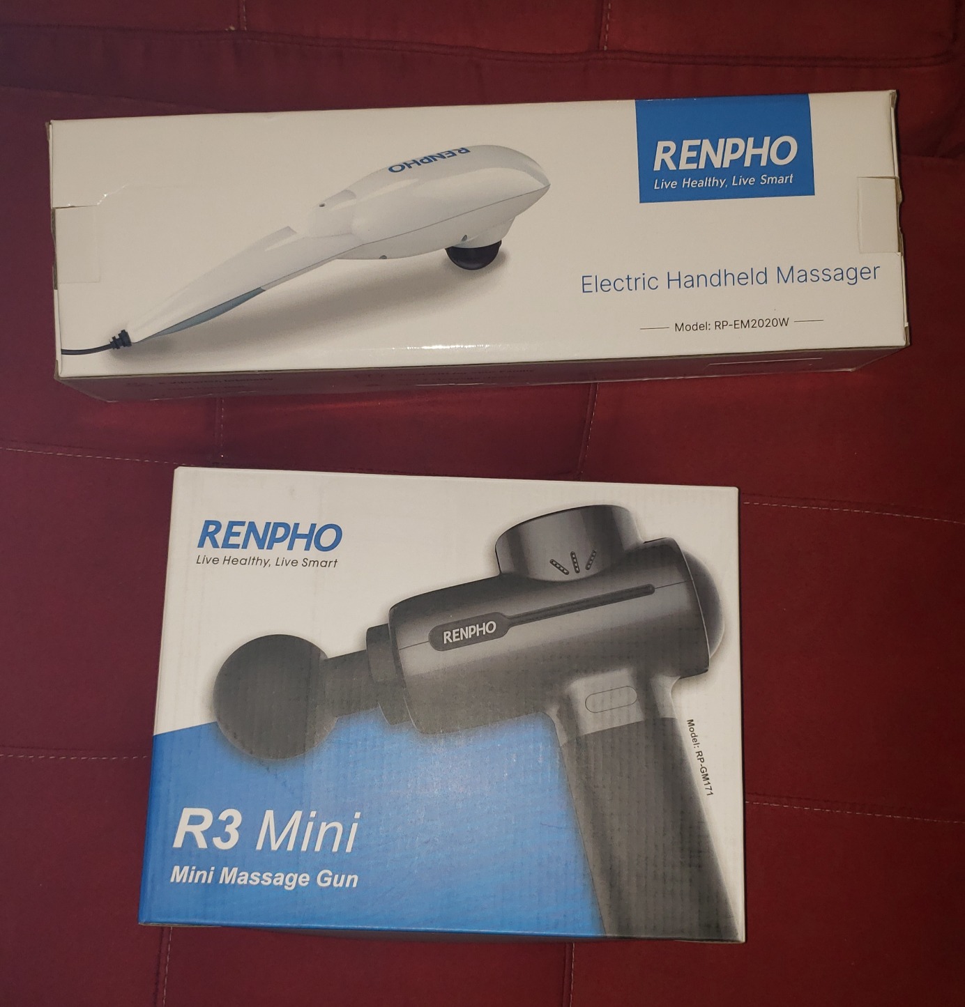 RENPHO Active Thermacool 2 Massage Gun with Heat and Cold, Handheld Percussion Deep Tissue Neck Back Muscle Massager customer photo 2