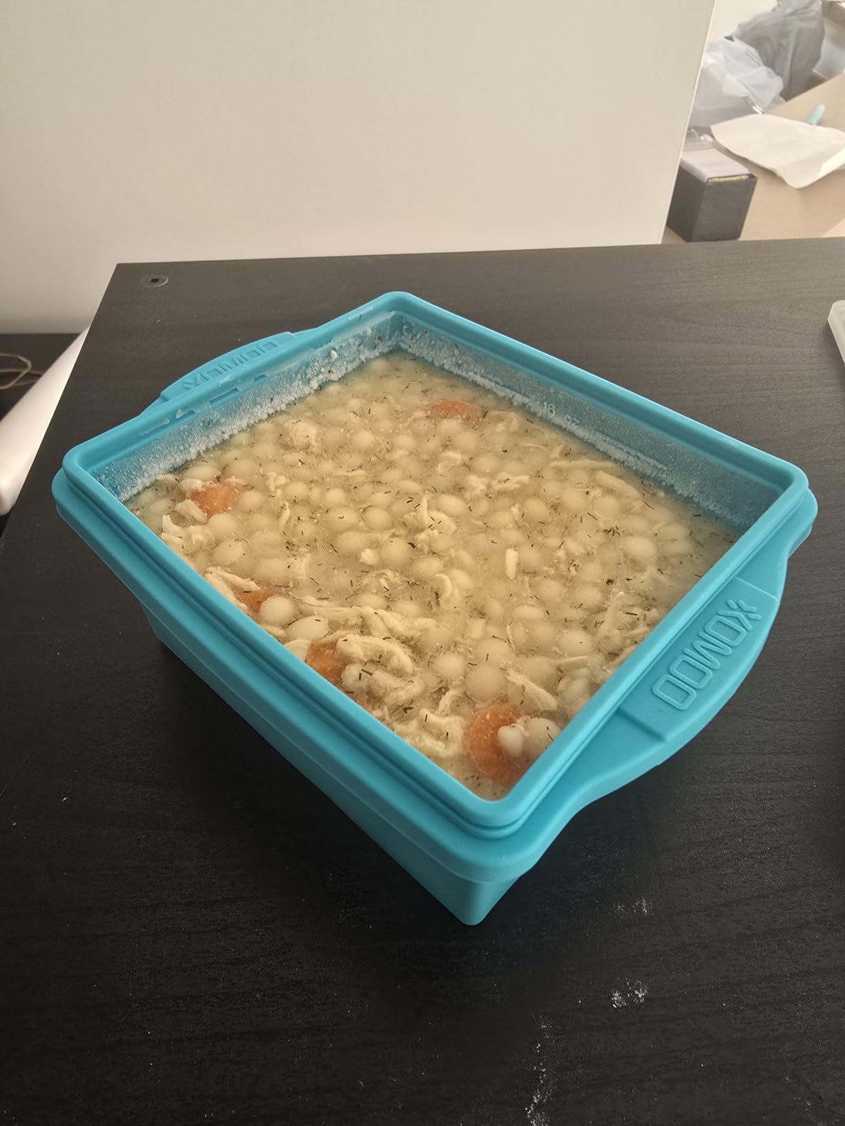 2 Cup Silicone Freezer Trays with Lids, Silicone Soup Freezer Molds - Leakproof, BPA-Free, Stackable, Microwave & Dishwasher Safe, Perfect for Soups, Sauces, Meal Prep, and Baked Goods - 4 Pack customer photo 2