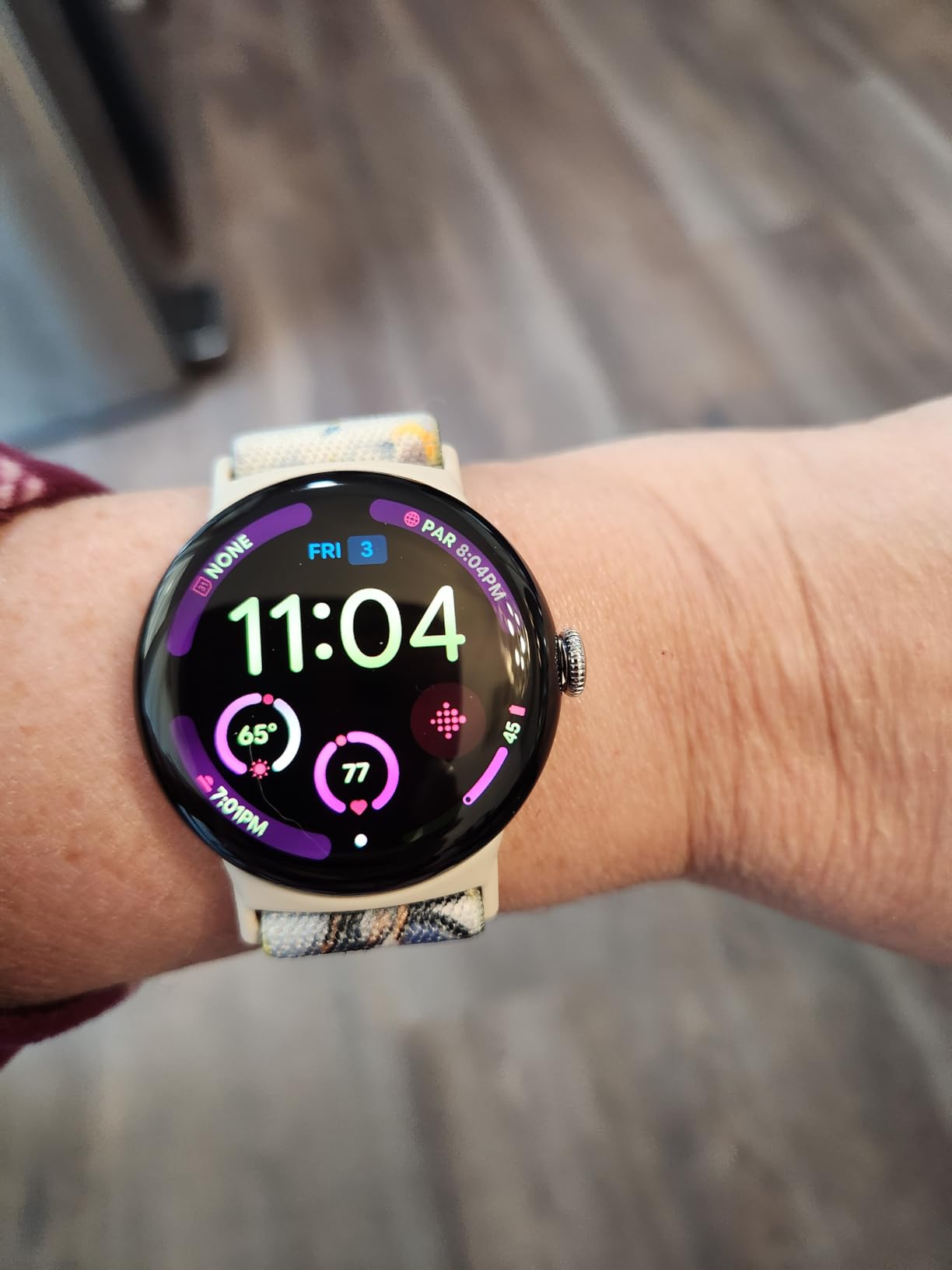 Google Pixel Watch 4 (45mm) - Android Smartwatch with Heart Rate and Sleep Tracking - 40-Hour Battery - Fitness Tracking - Google AI - Matte Black Aluminum Case - Obsidian Active Band - Wi-Fi customer photo 2