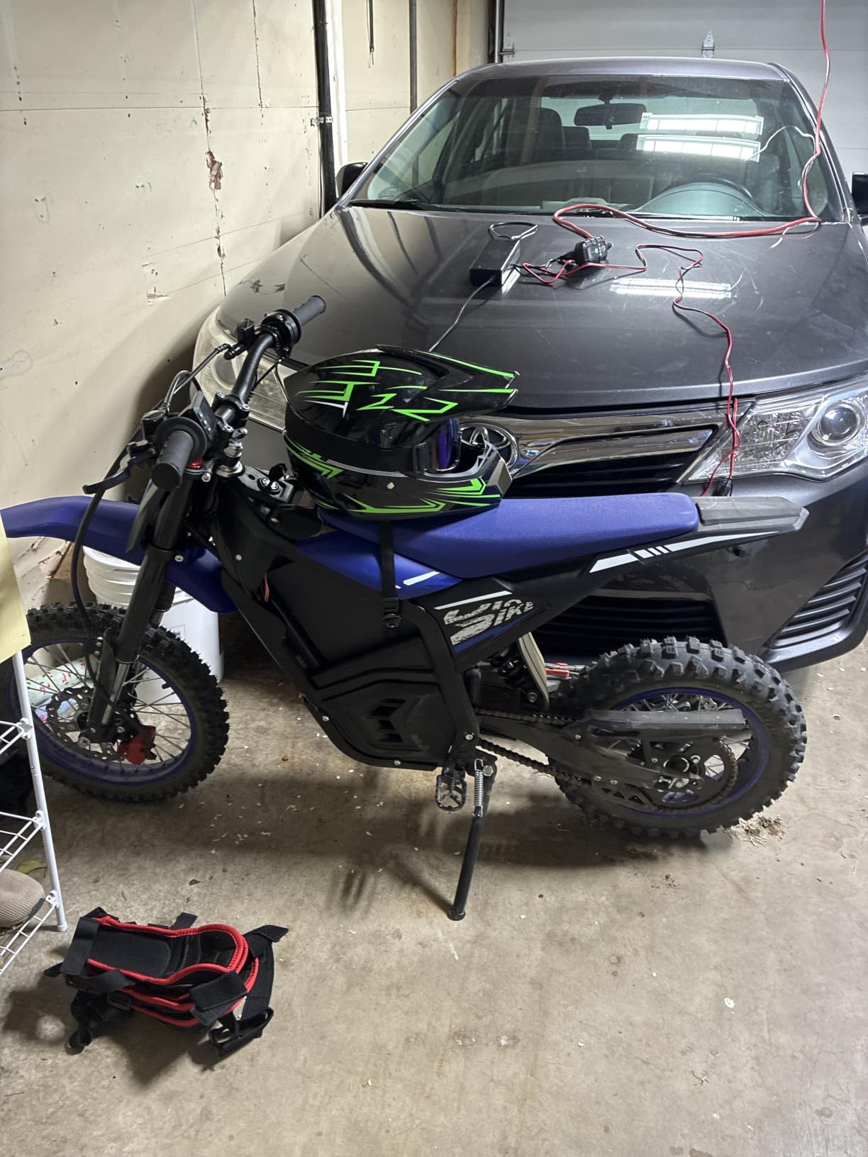 Electric Dirt Bike for Adults Teens, 3000W Brushless 220Nm Motor - 45° Slope, 38 MPH, 48V/23.4Ah Removable Battery, Dual Hydraulic Brakes & Full Suspension Electric Motorcycle for Age 13+ customer photo 2