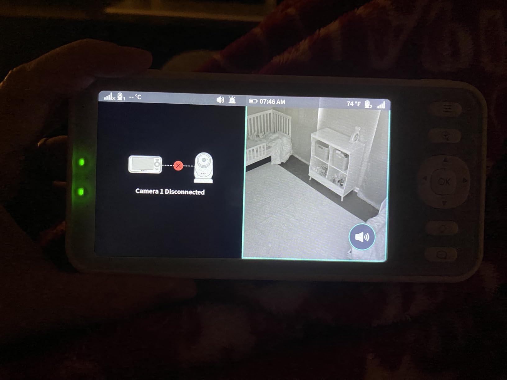Dr.Care LumiView Smart WiFi Baby Monitor with 2 Cameras - 5
