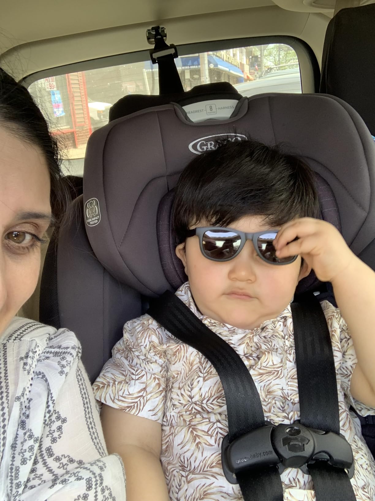 Graco Contender Slim Convertible Car Seat, West Point customer photo 1
