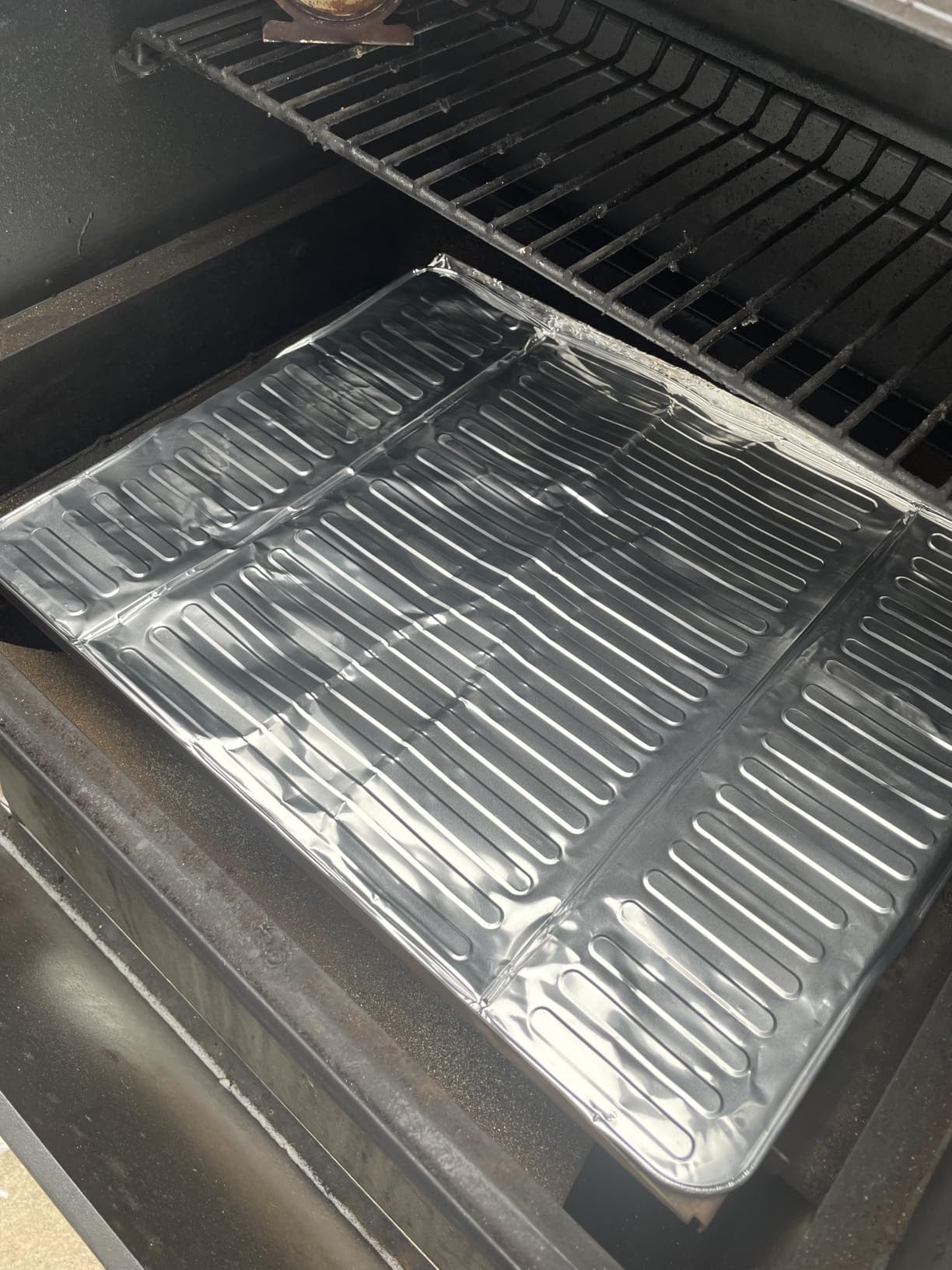 NUPICK 10-Pack BAC507 Grill Drip Tray Liners for Traeger Pro 575, Pro 22 and Elite 22, Grill Accessories for Traeger, Aluminum Disposable Drip Trays, Heat-Resistant Grill Accessory, 22in X 15.5in customer photo 2