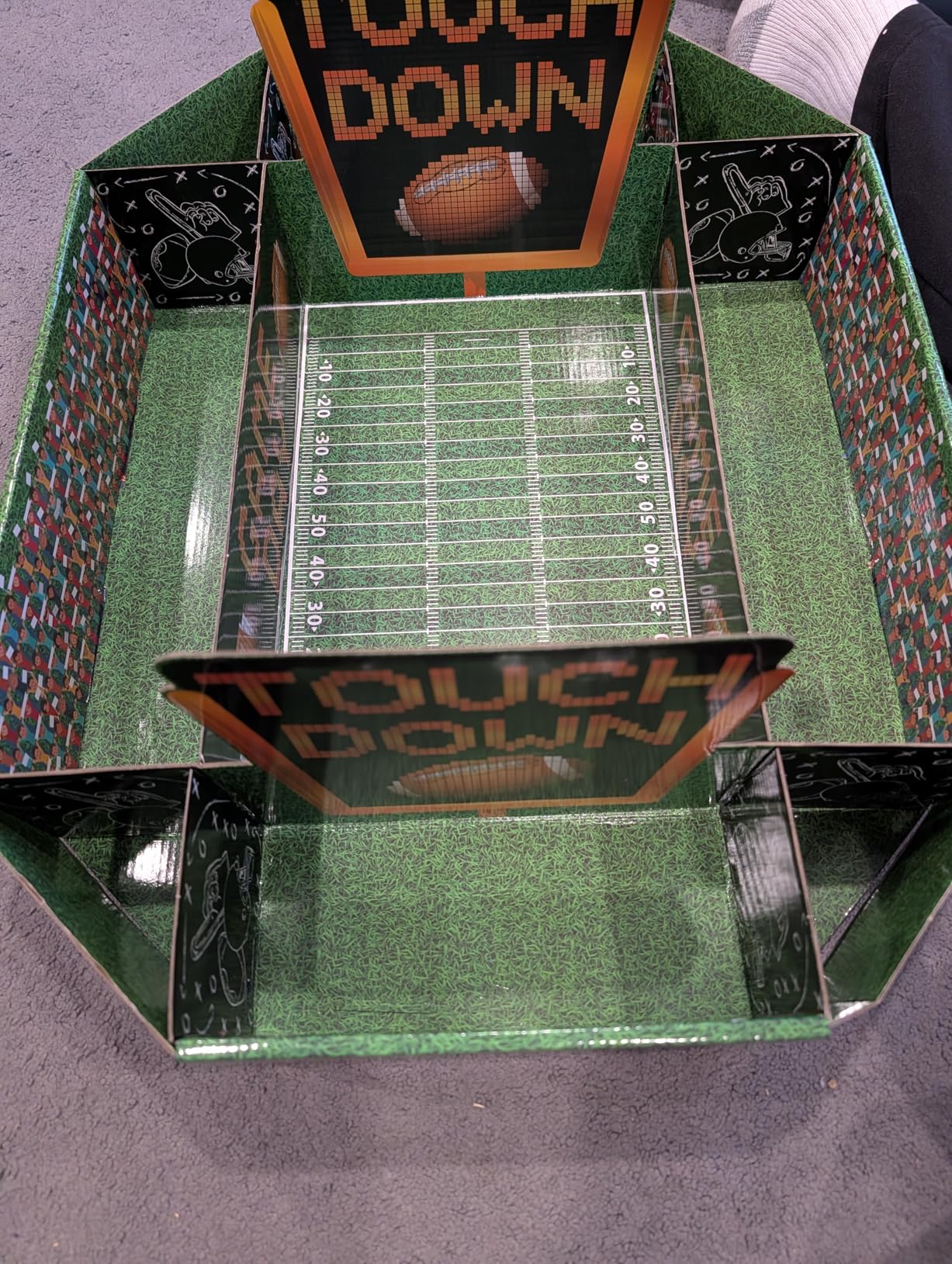Football Party Supplies Food Tray - 25 x 20 Inch Large Snack Stadium, Serving Tray for Super Bowl Party - Football Party Decorations with Food Display for Game Day customer photo 2