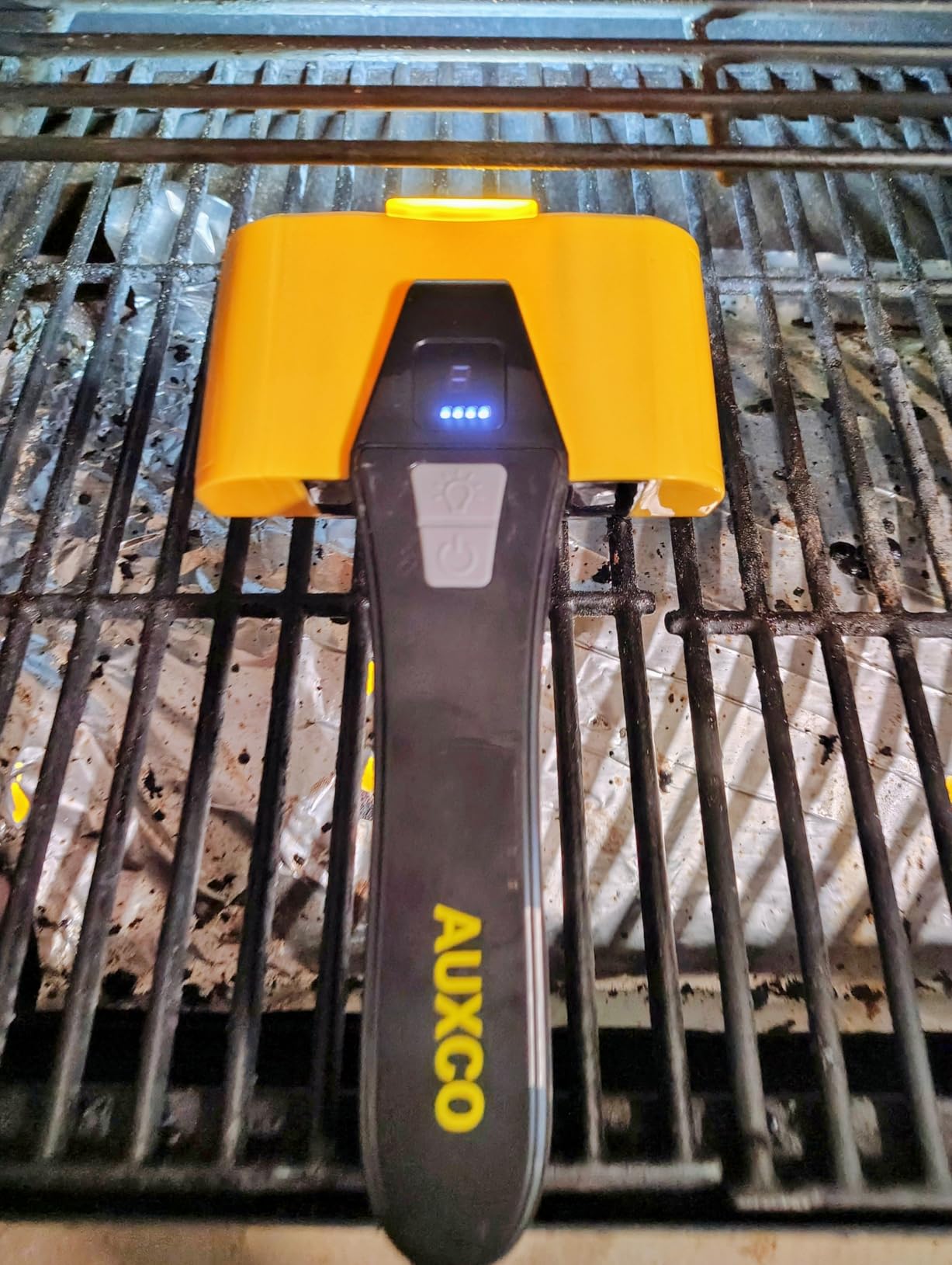 Grill Brush - 4000mAh Electric Grill Brush for Outdoor Grill with Dual-Speed Motor, No Bristle Shedding BBQ Brush Cleaner, Dishwasher-Safe, 90 Mins Working Time with LED Light, As a Ideal Gift customer photo 1