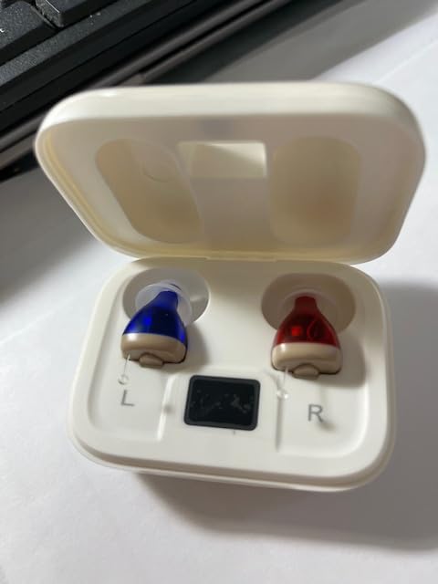 Flaygo Rechargeable Hearing Aids for Seniors with 16-Channel Digital Chips for Feedback Suppression, Intelligent Noise Cancellation Clear Sound and Super-Mini Invisible Design Comfort Fit in Ear Canal & 7-Day Ultra Standby customer photo 1