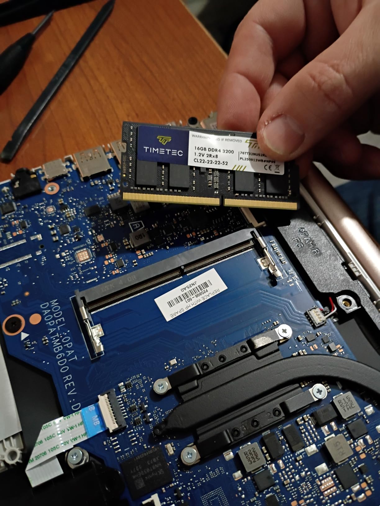 Timetec Premium 32GB KIT (2x16GB) DDR4 3200MHz (PC4-3200AA) PC4-25600 SODIMM Laptop RAM - 260-Pin 1.2V CL22 Non-ECC Unbuffered Memory Module for Laptop, Notebook, Mini PC, All-in-One customer photo 2