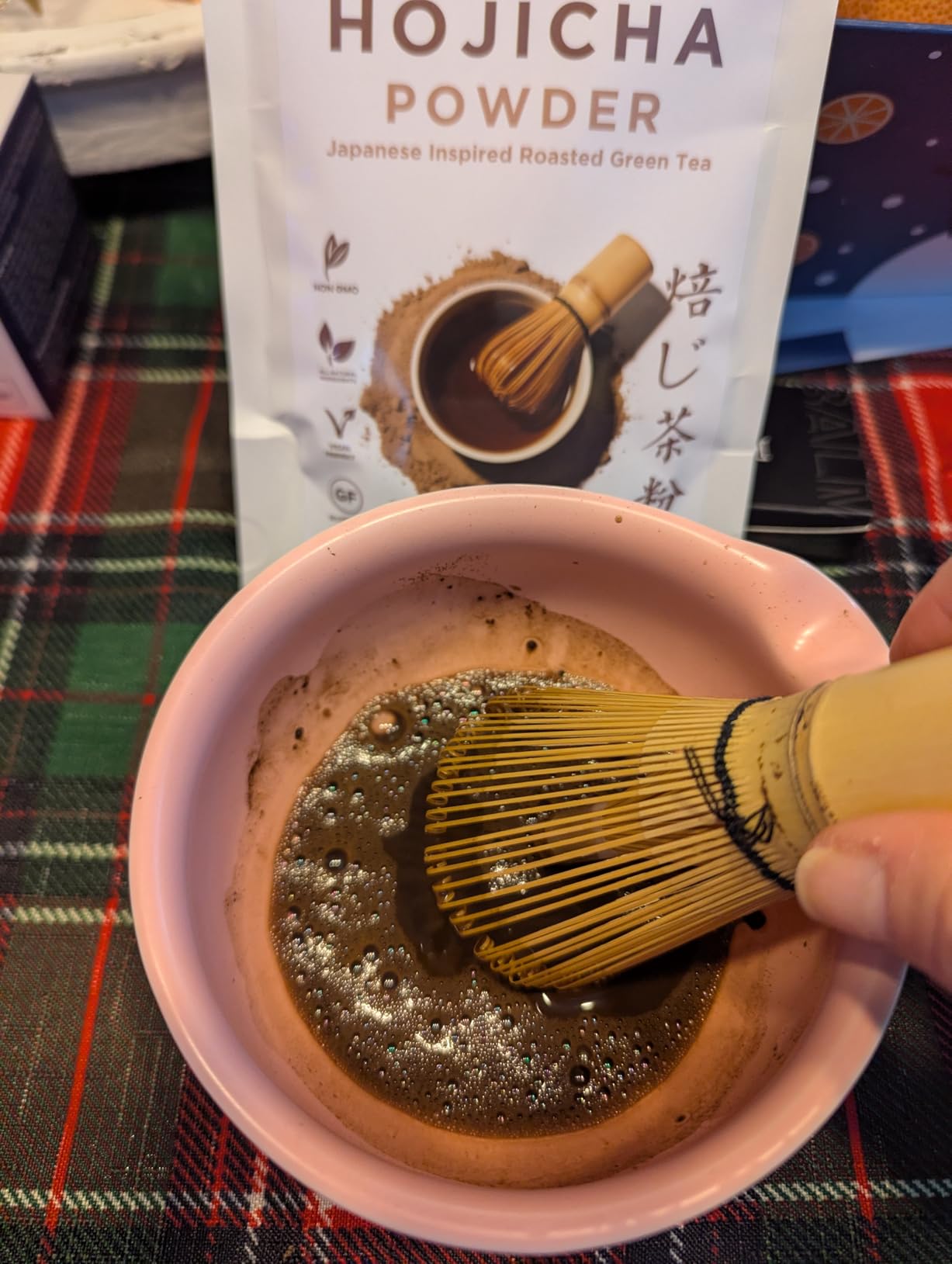 Hojicha Powder Japanese-Style for Latte - 2.12oz Low Caffeine Roasted Matcha Green Tea Houjicha Powder | Toasty Aroma Less Bitterness | Brew Below 80C / 175F customer photo 1